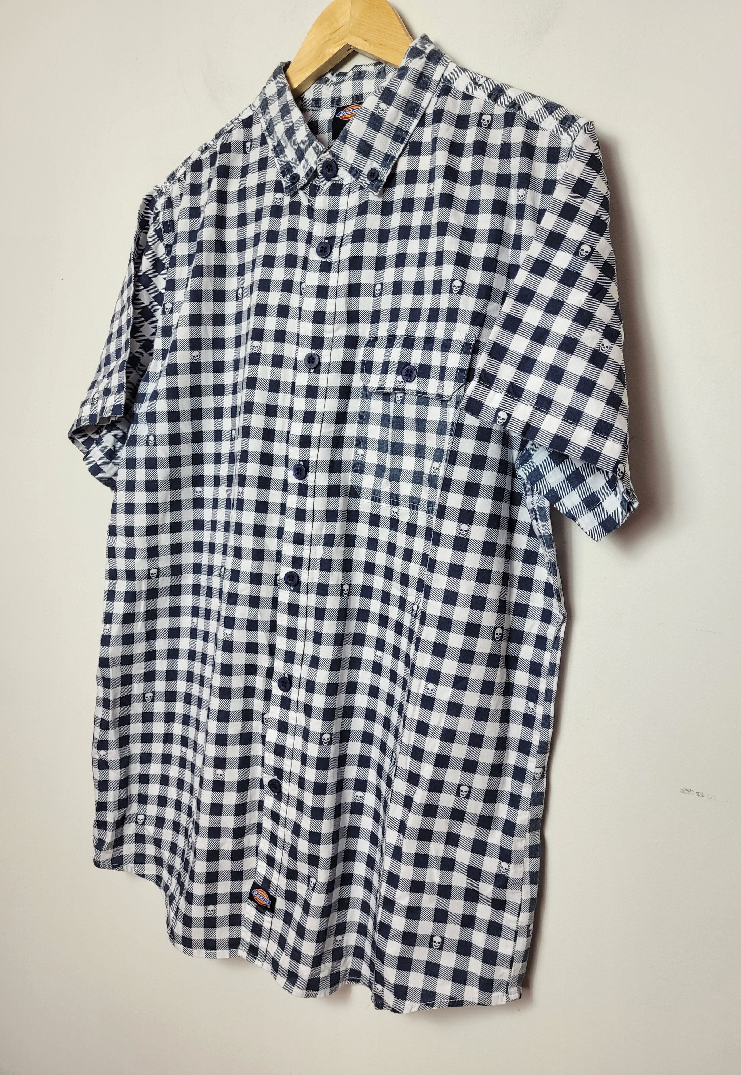 Dickies × Vintage Dickies vintage y2k skull printed shirt Size US L / EU 52-54 / 3 - 2 Thumbnail