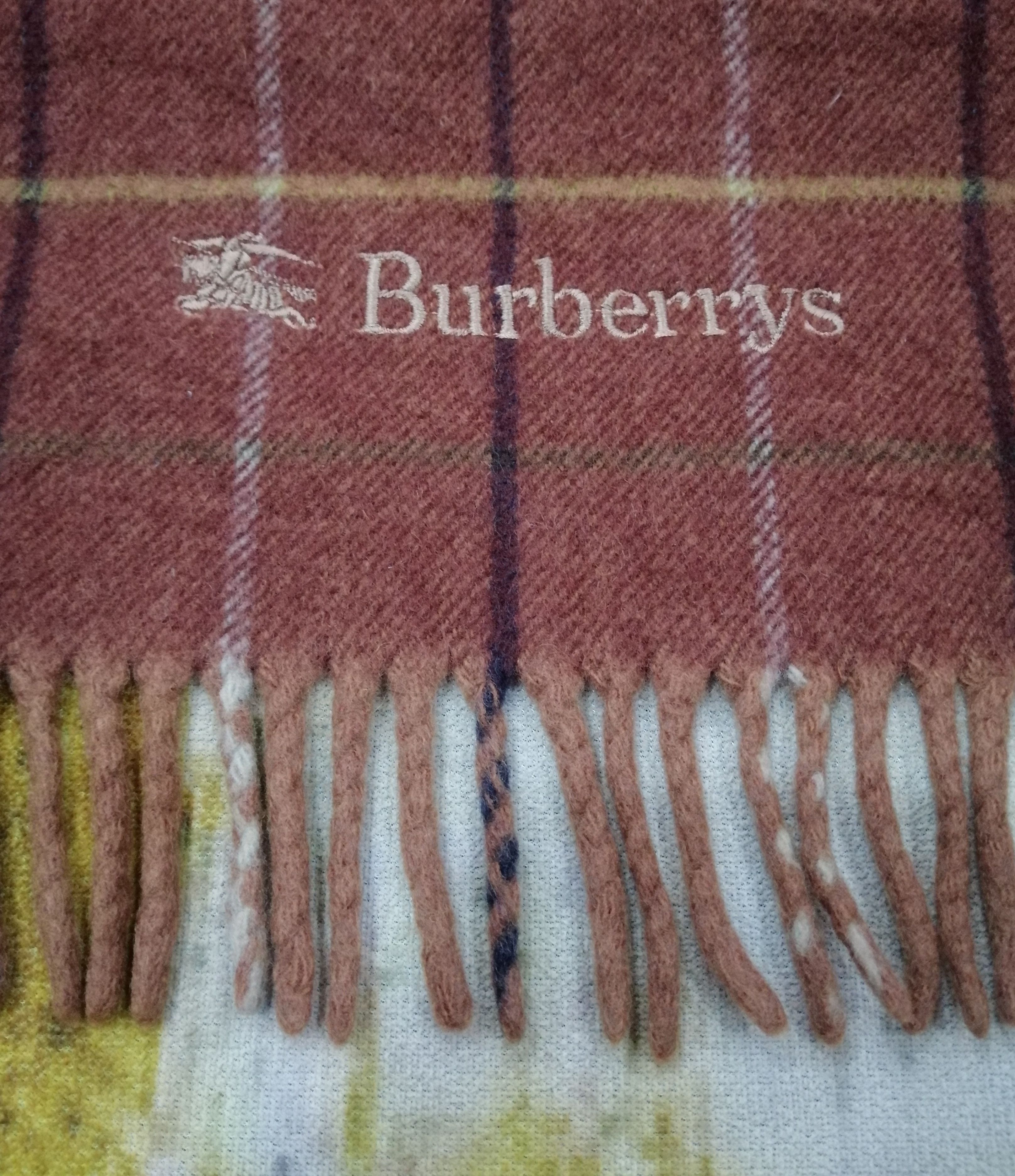 Burberry Vintage Burberrys Cashmere & Wool Muffler Scraf Size ONE SIZE - 6 Thumbnail