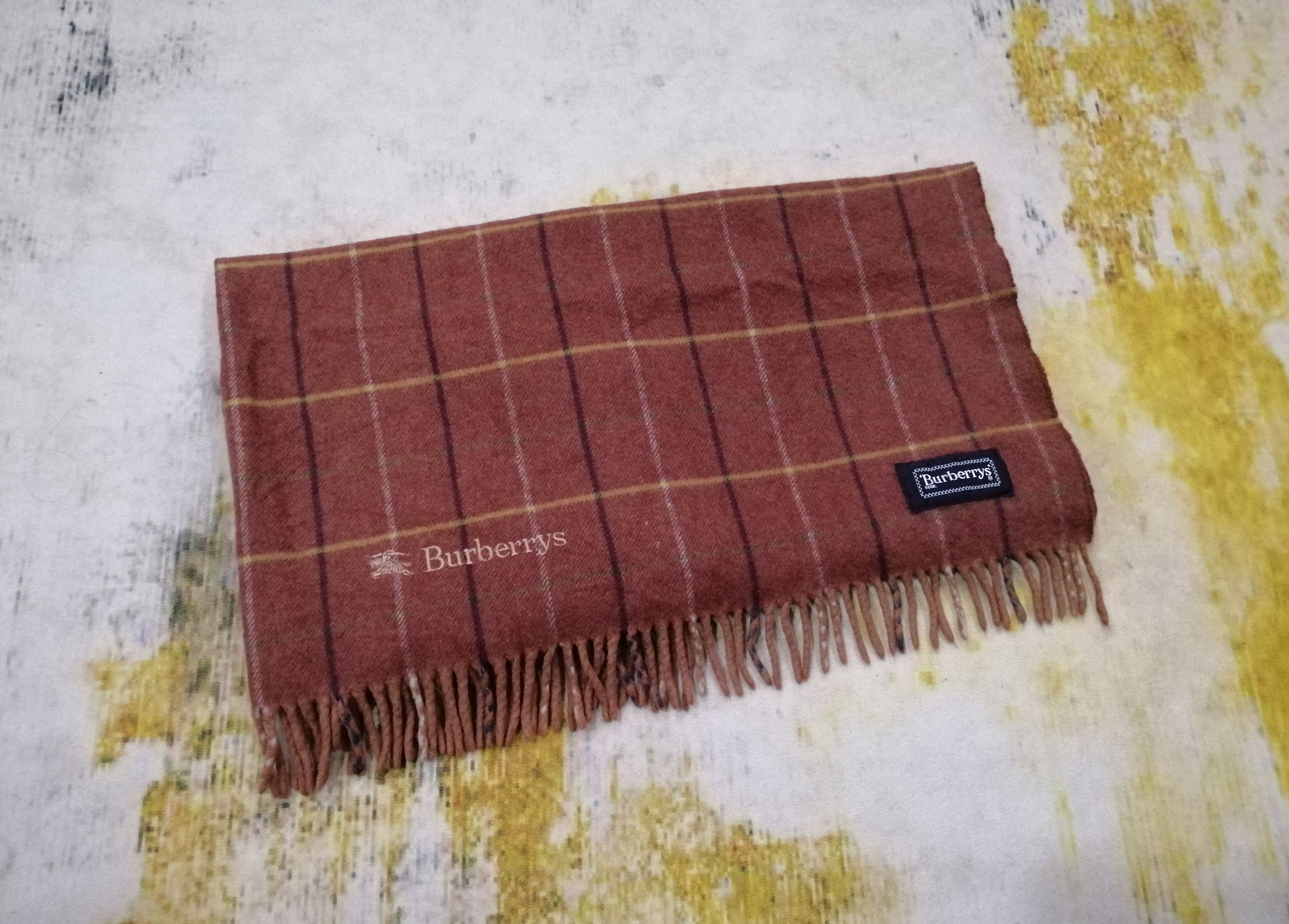 Burberry Vintage Burberrys Cashmere & Wool Muffler Scraf Size ONE SIZE - 1 Thumbnail