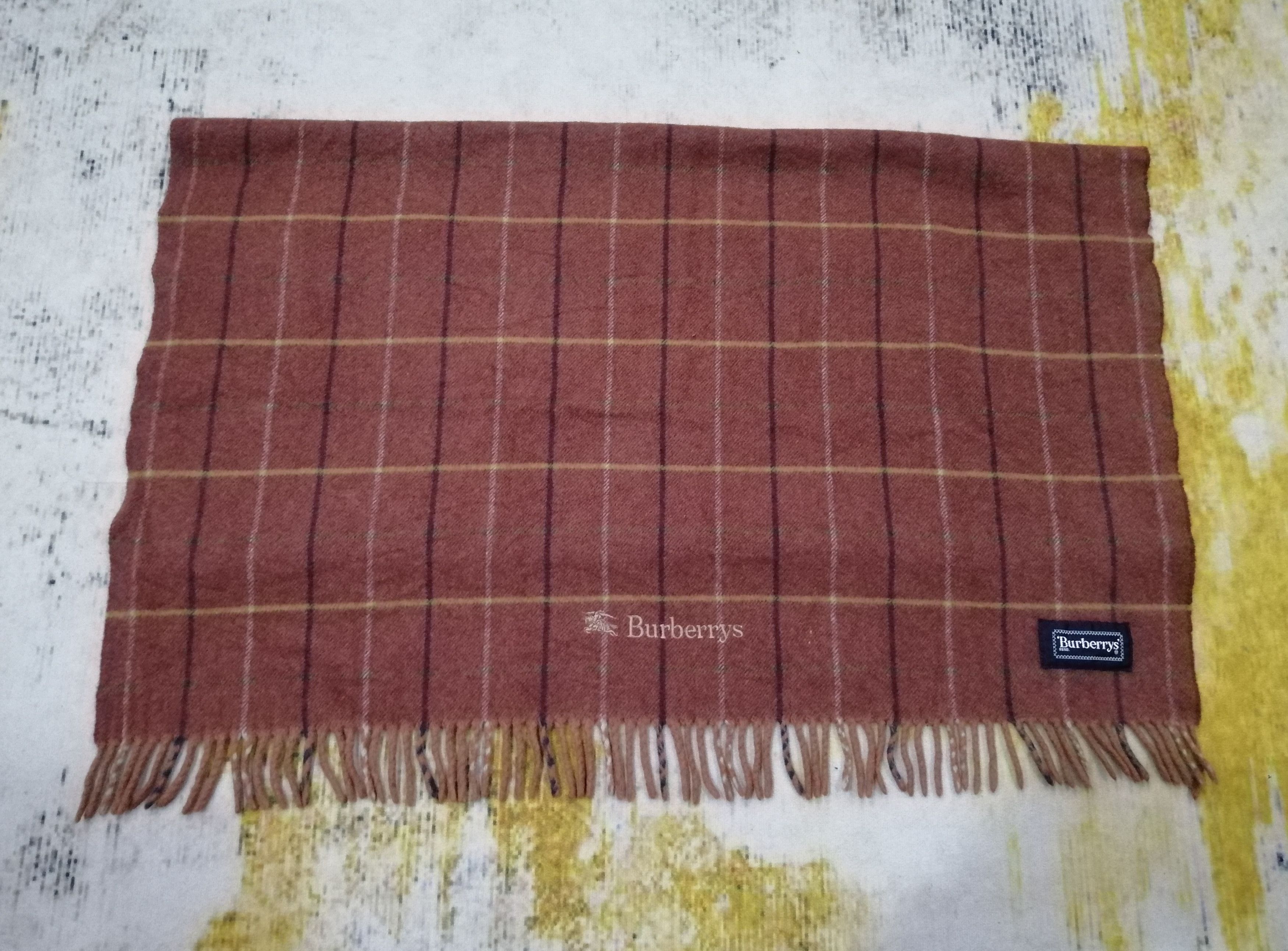 Burberry Vintage Burberrys Cashmere & Wool Muffler Scraf Size ONE SIZE - 4 Thumbnail