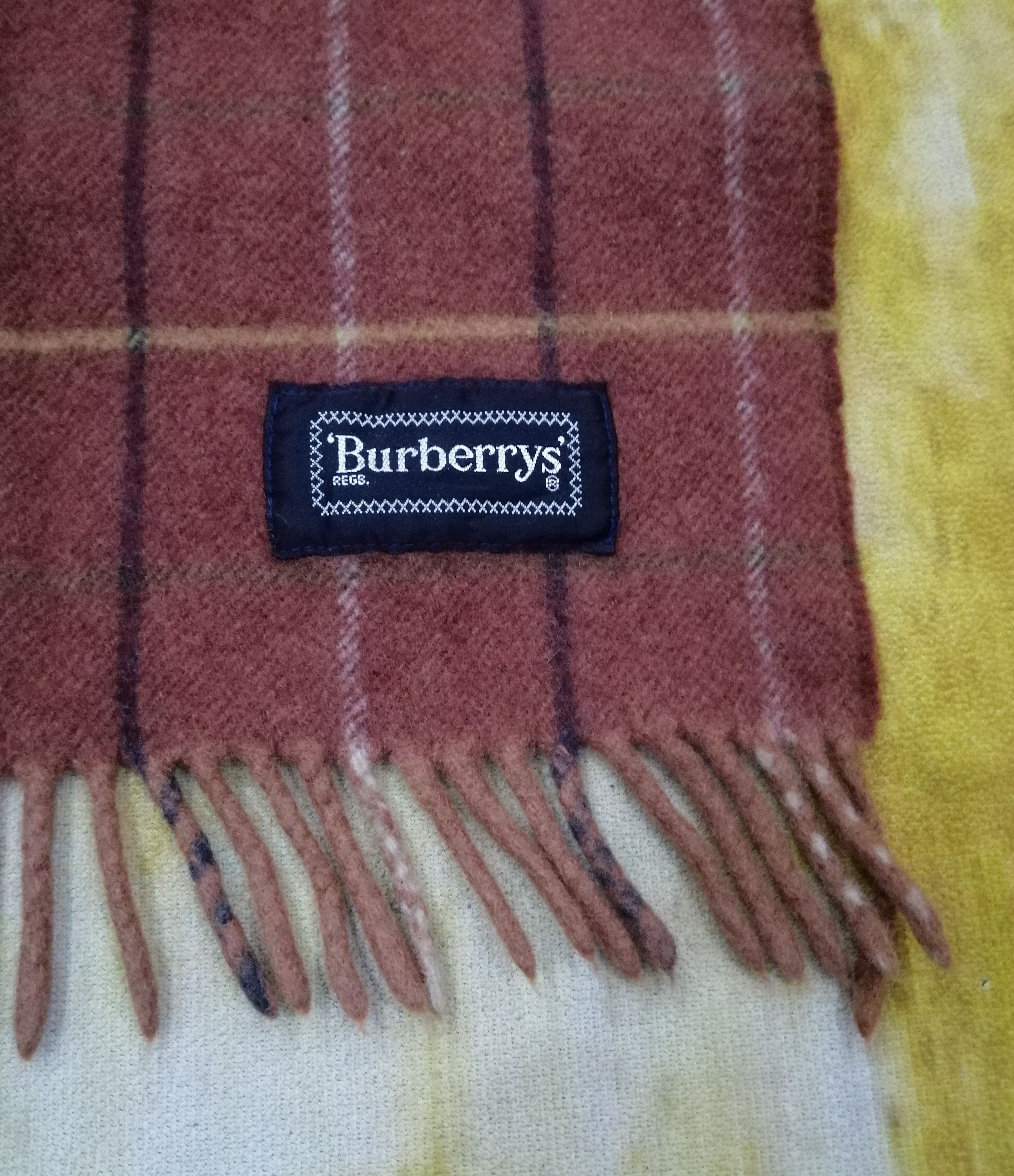 Burberry Vintage Burberrys Cashmere & Wool Muffler Scraf Size ONE SIZE - 5 Thumbnail