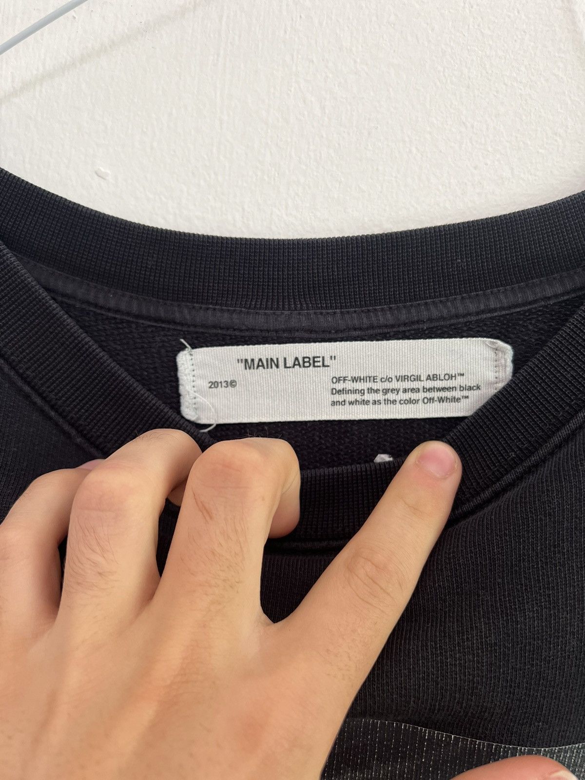 Off-White Off white Caravaggio sweatshirt Size US L / EU 52-54 / 3 - 10 Thumbnail