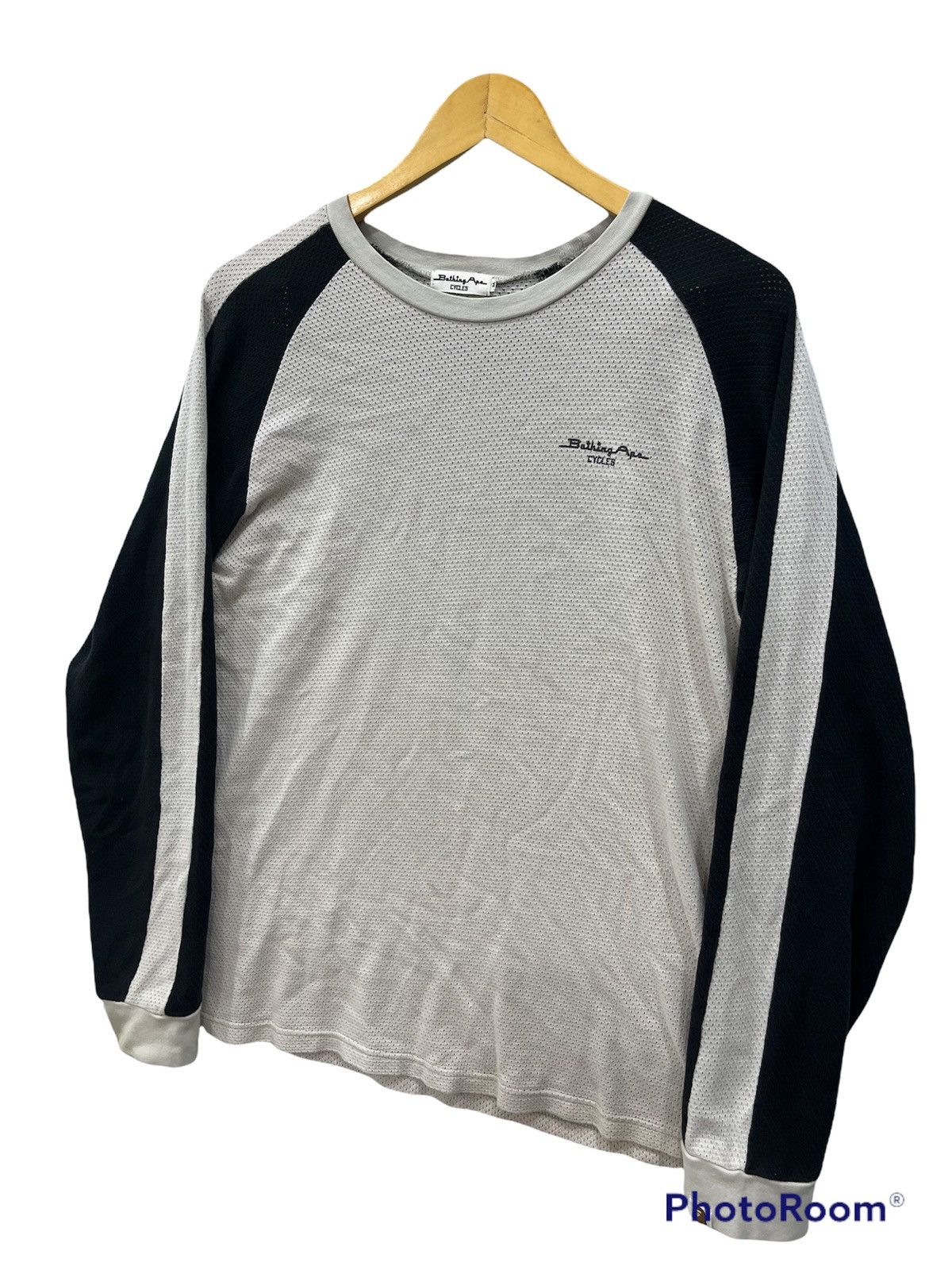 Bape A BATHING APE CYCLES MESH LONG SLEEVE TEE Size US M / EU 48-50 / 2 - 3 Thumbnail