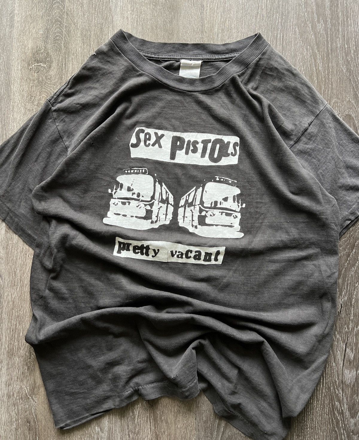 Vintage Very Rare Vintage 90s Sex Pistols Pretty Vacant Faded Tee Grailed