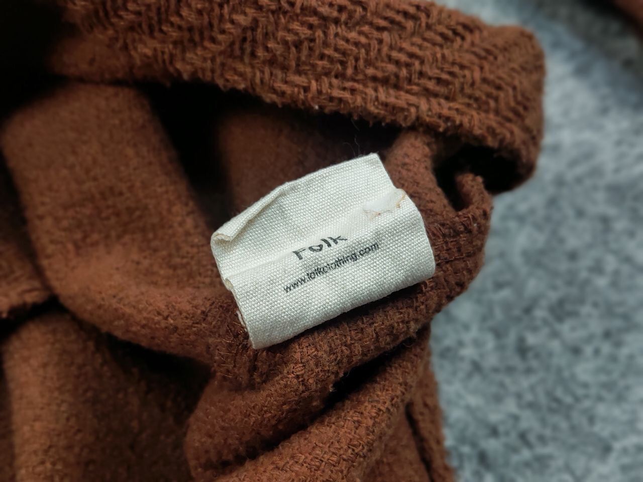 Designer Folk Overshirt Textured Brown knit Pocket Light Jacket Size US L / EU 52-54 / 3 - 20 Thumbnail