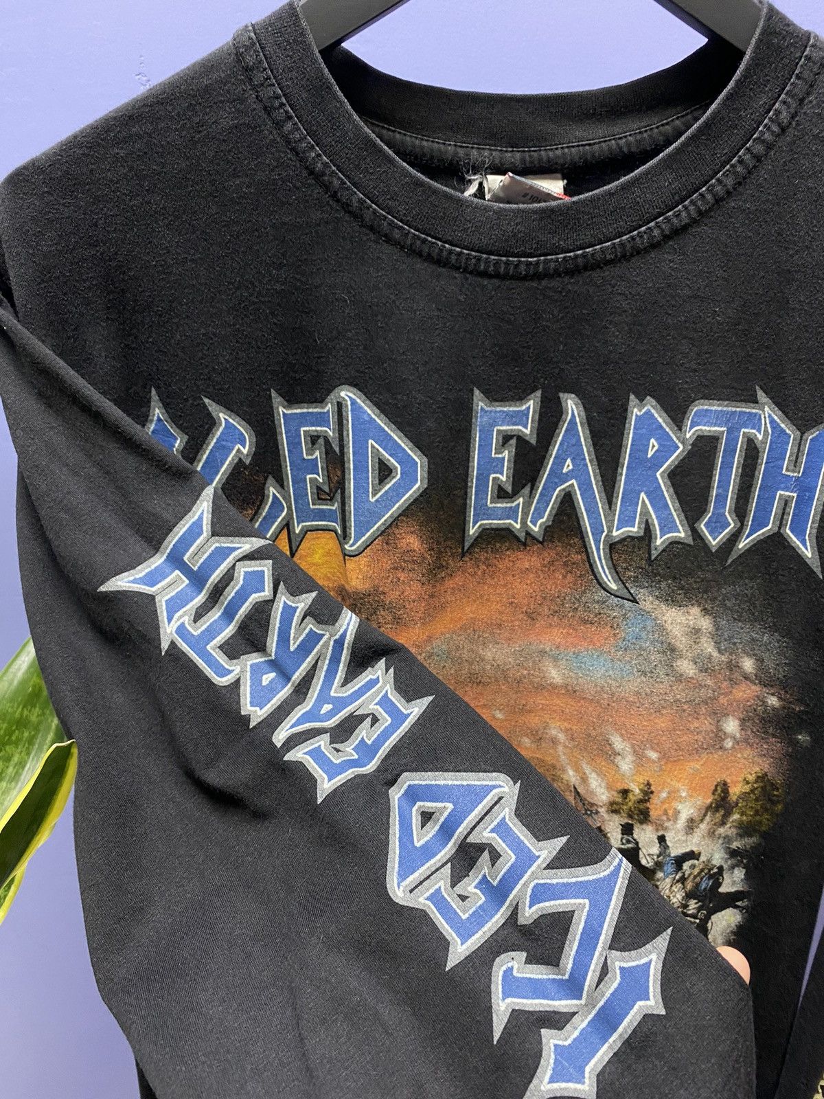 Band Tees × Vintage Vintage Iced Earth The Glorious Burden Long Sleeve T Shirt Size US L / EU 52-54 / 3 - 6 Thumbnail