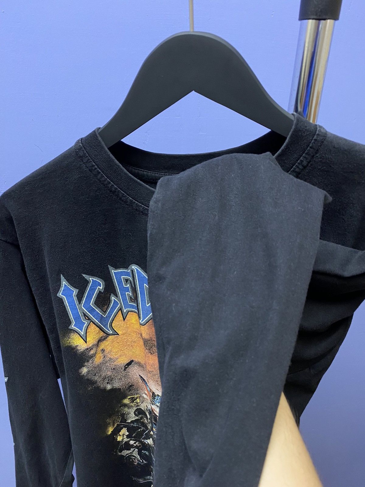 Band Tees × Vintage Vintage Iced Earth The Glorious Burden Long Sleeve T Shirt Size US L / EU 52-54 / 3 - 16 Thumbnail