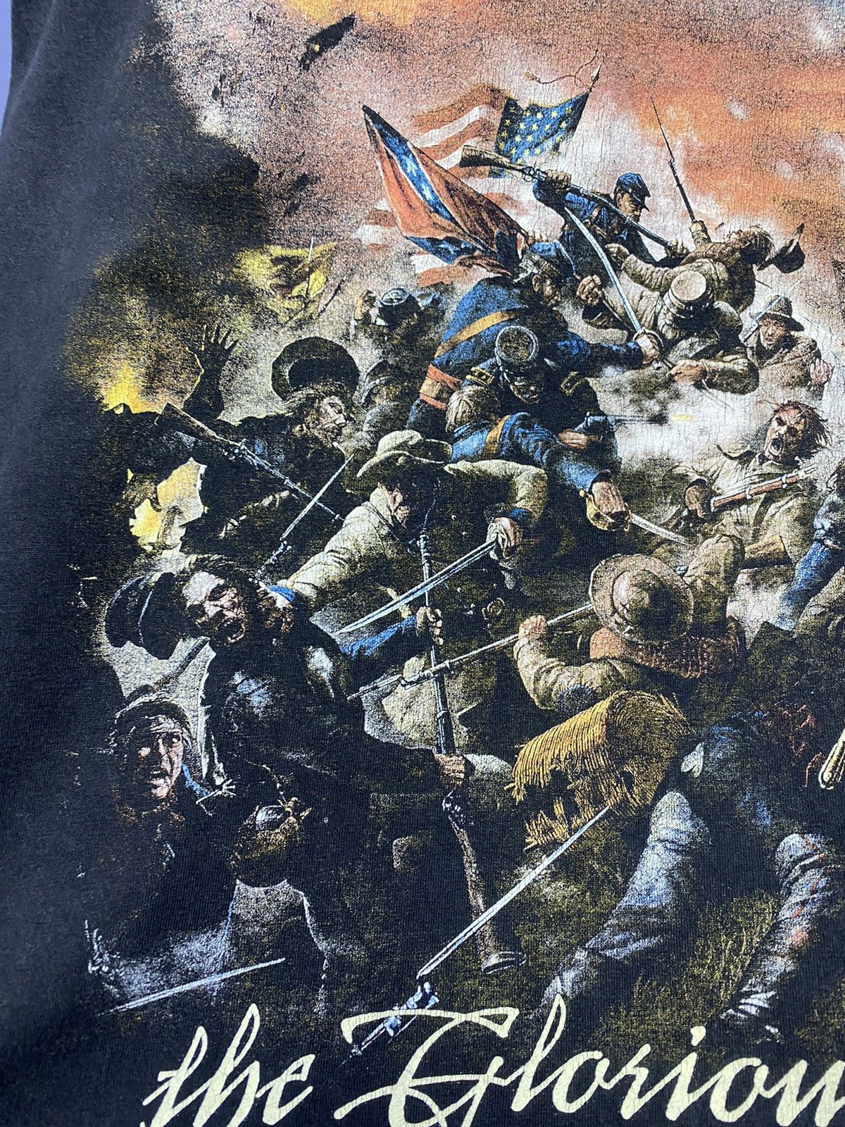 Band Tees × Vintage Vintage Iced Earth The Glorious Burden Long Sleeve T Shirt Size US L / EU 52-54 / 3 - 8 Thumbnail