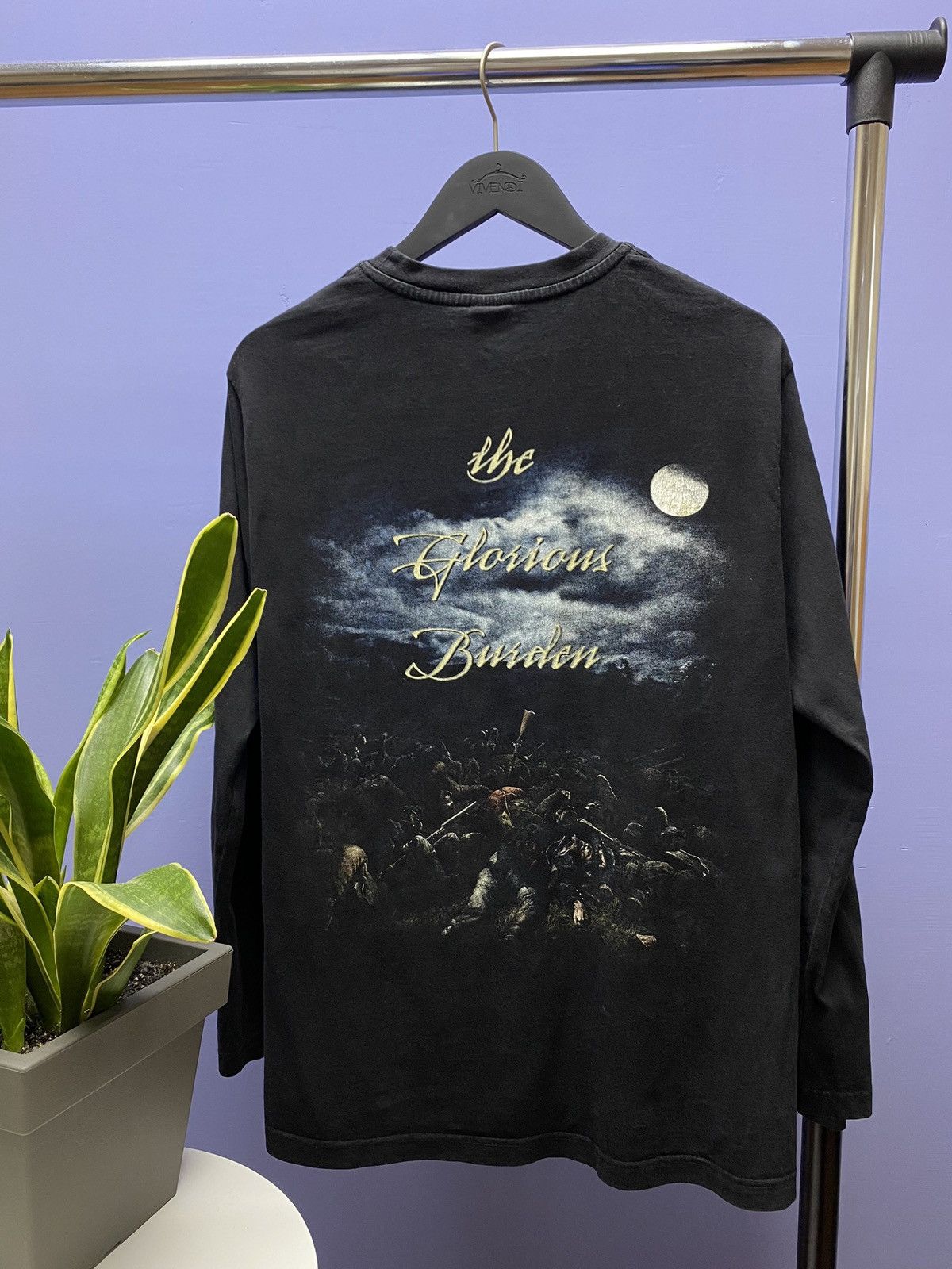 Band Tees × Vintage Vintage Iced Earth The Glorious Burden Long Sleeve T Shirt Size US L / EU 52-54 / 3 - 19 Thumbnail