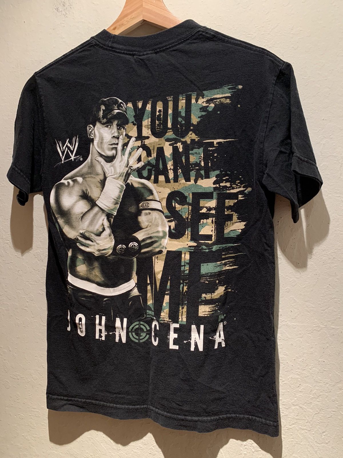 Vintage × WWE *RARE* Vintage John Cena You Cant See Me WWE Wrestling Shirt Size US S / EU 44-46 / 1 - 2 Thumbnail