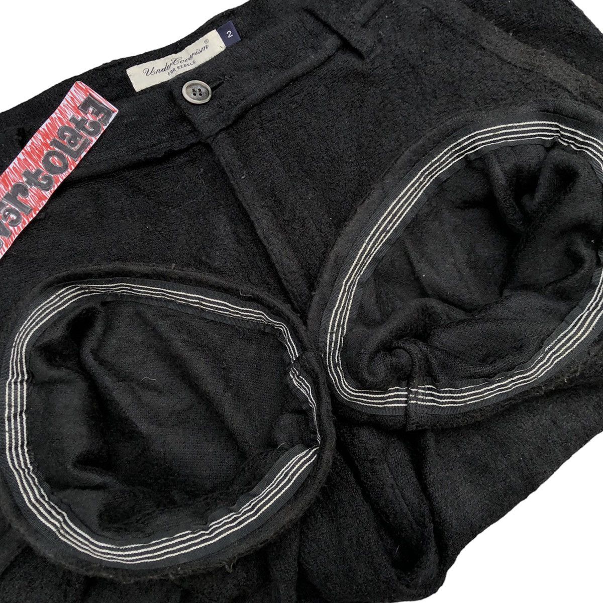 Japanese Brand UNDERCOVER Undercoverism Fleece Short Pants Size US 32 / EU 48 - 3 Thumbnail