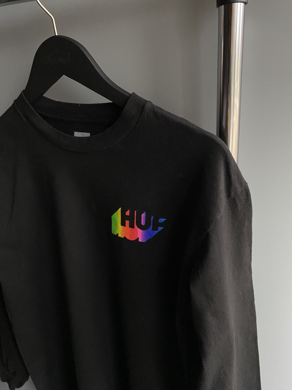 Huf × Vintage Huf Aura Worldwide Long Sleeve T Shirt Size US M / EU 48-50 / 2 - 4 Thumbnail