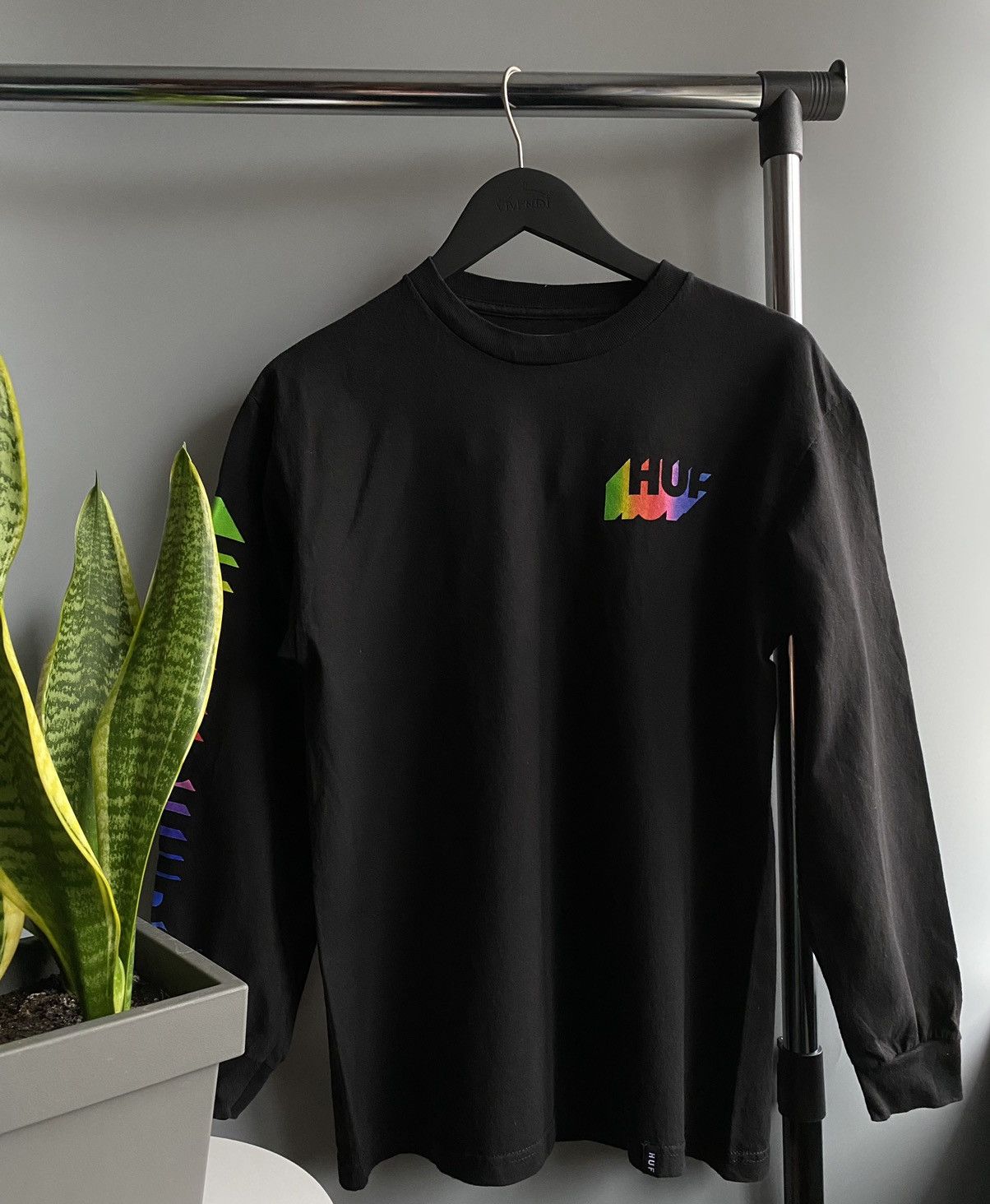 Huf × Vintage Huf Aura Worldwide Long Sleeve T Shirt Size US M / EU 48-50 / 2 - 1 Thumbnail