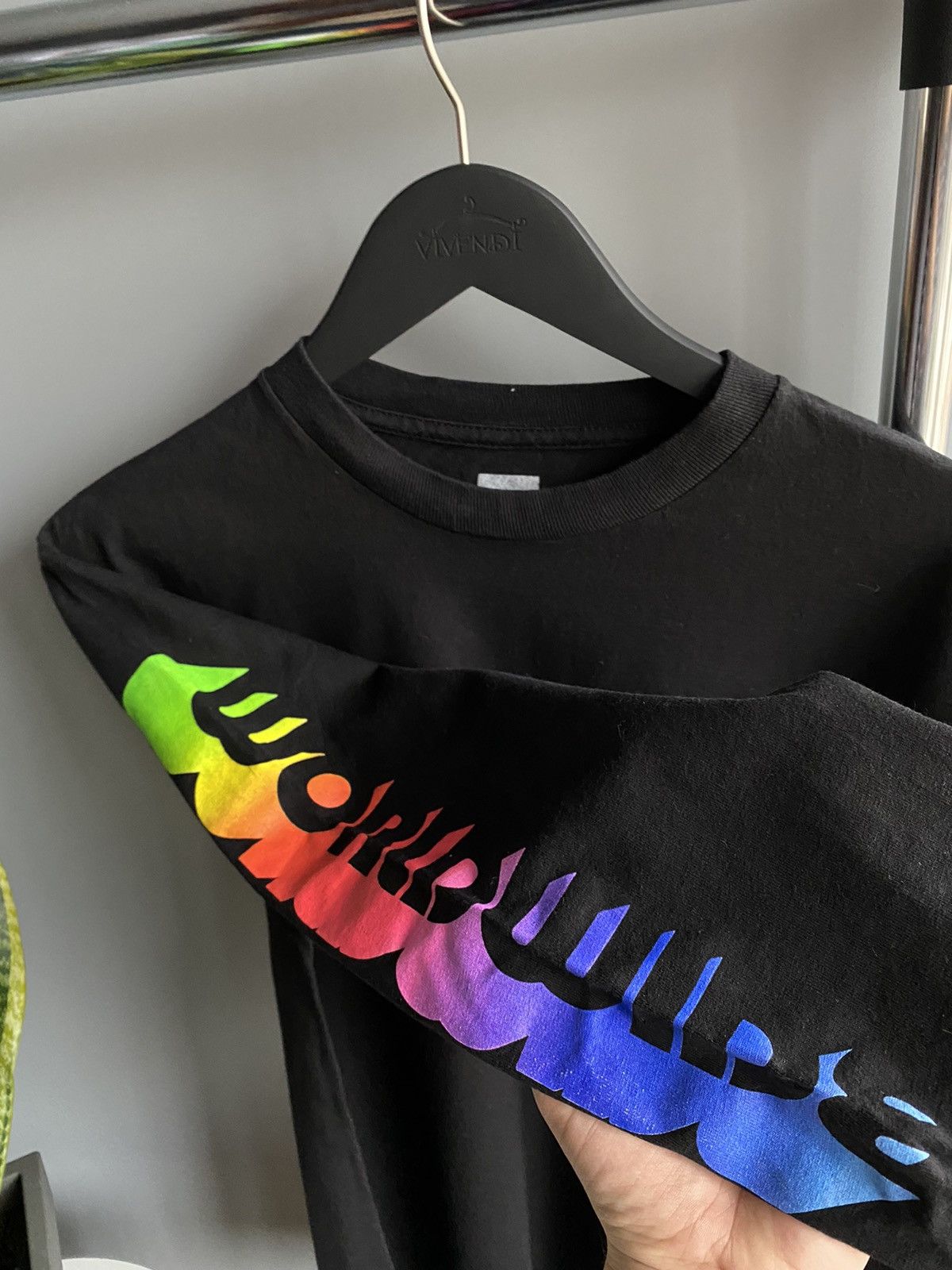 Huf × Vintage Huf Aura Worldwide Long Sleeve T Shirt Size US M / EU 48-50 / 2 - 5 Thumbnail