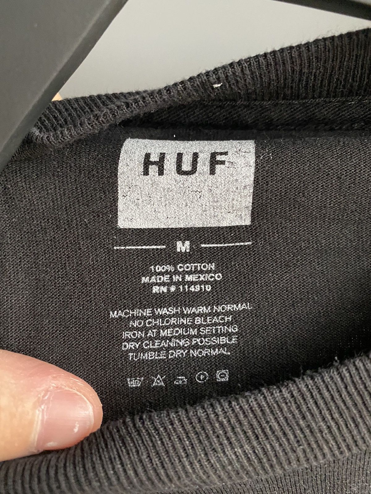 Huf × Vintage Huf Aura Worldwide Long Sleeve T Shirt Size US M / EU 48-50 / 2 - 3 Thumbnail