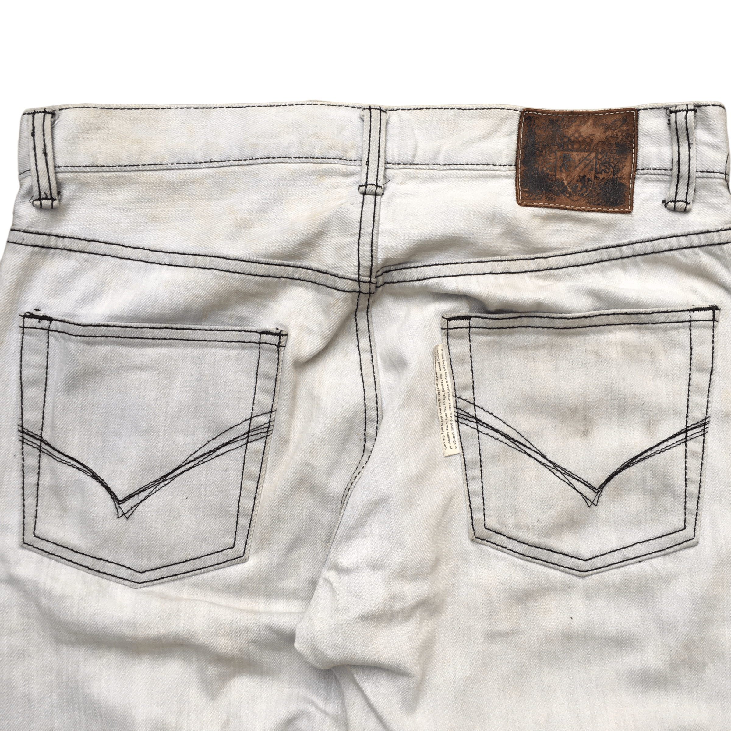Designer × Japanese Brand Rovtski Japan Graphic Design Denim Jeans Size US 34 / EU 50 - 9 Thumbnail
