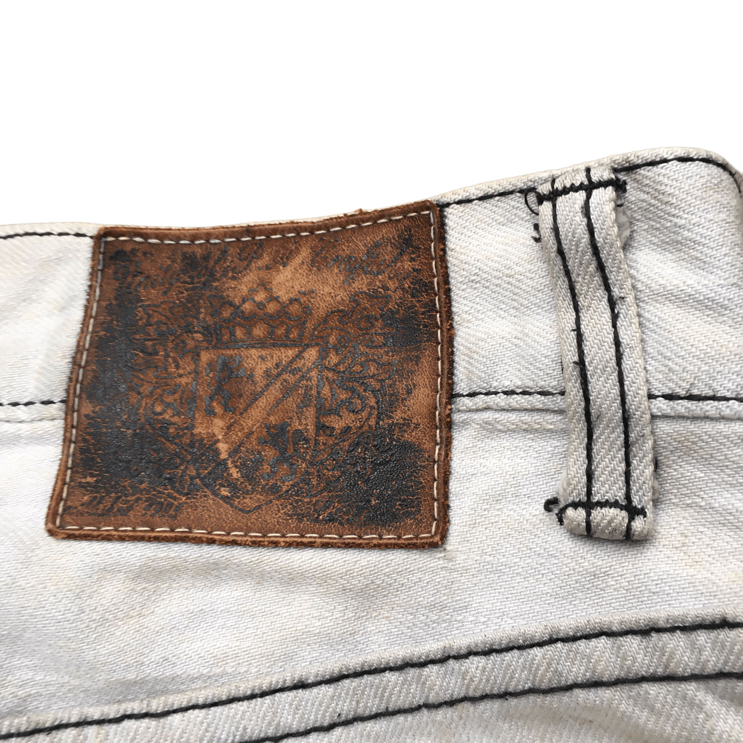 Designer × Japanese Brand Rovtski Japan Graphic Design Denim Jeans Size US 34 / EU 50 - 12 Thumbnail