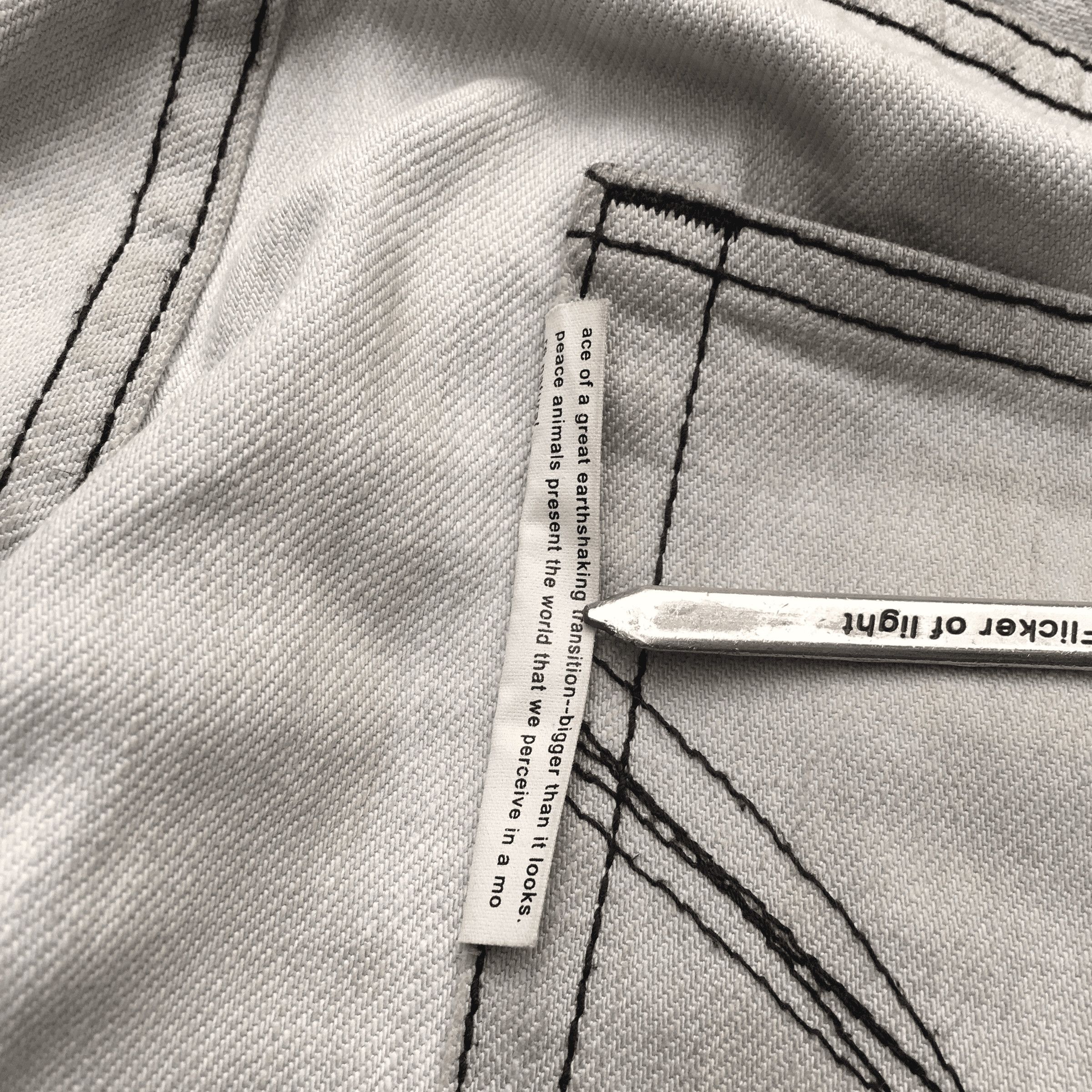 Designer × Japanese Brand Rovtski Japan Graphic Design Denim Jeans Size US 34 / EU 50 - 11 Thumbnail