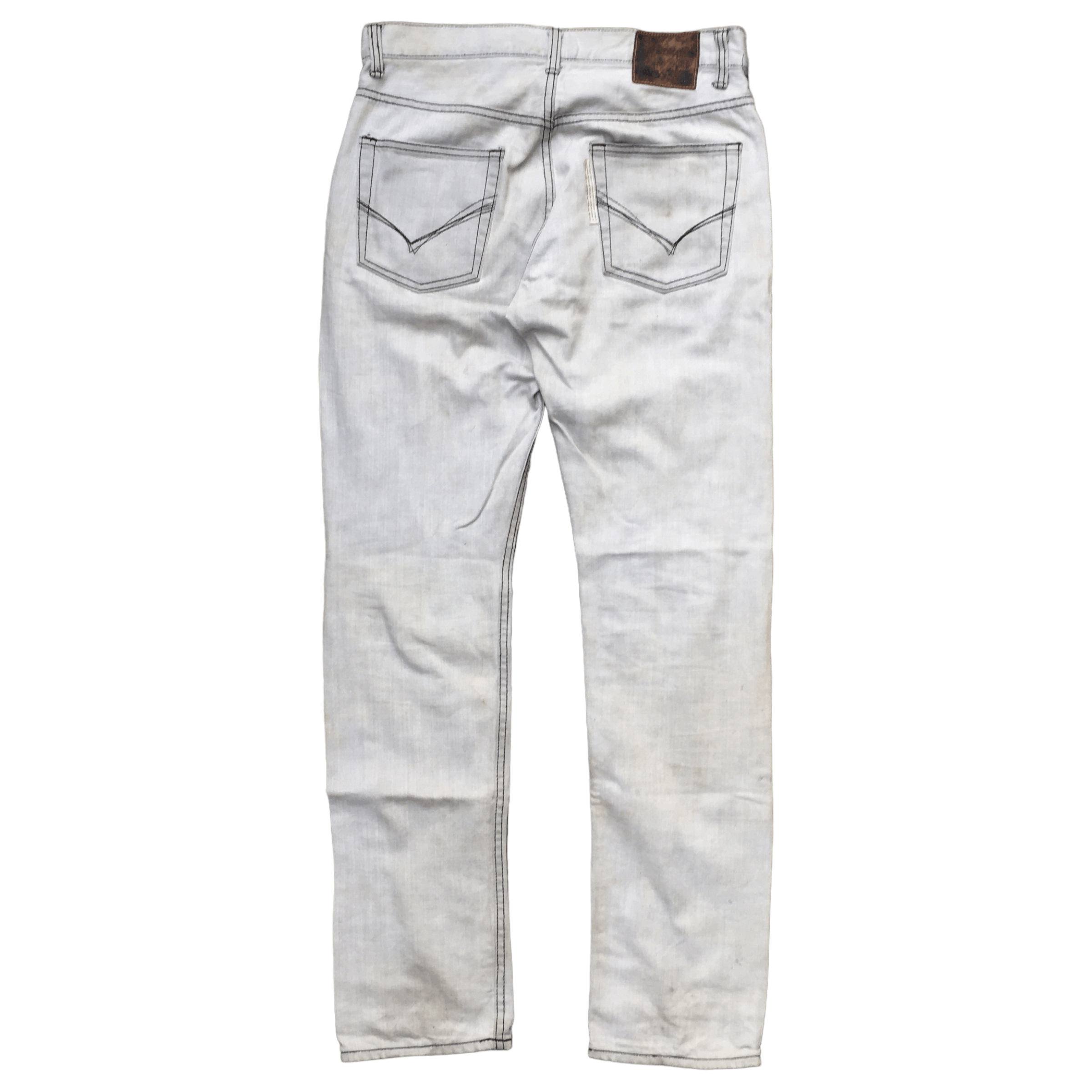 Designer × Japanese Brand Rovtski Japan Graphic Design Denim Jeans Size US 34 / EU 50 - 8 Thumbnail