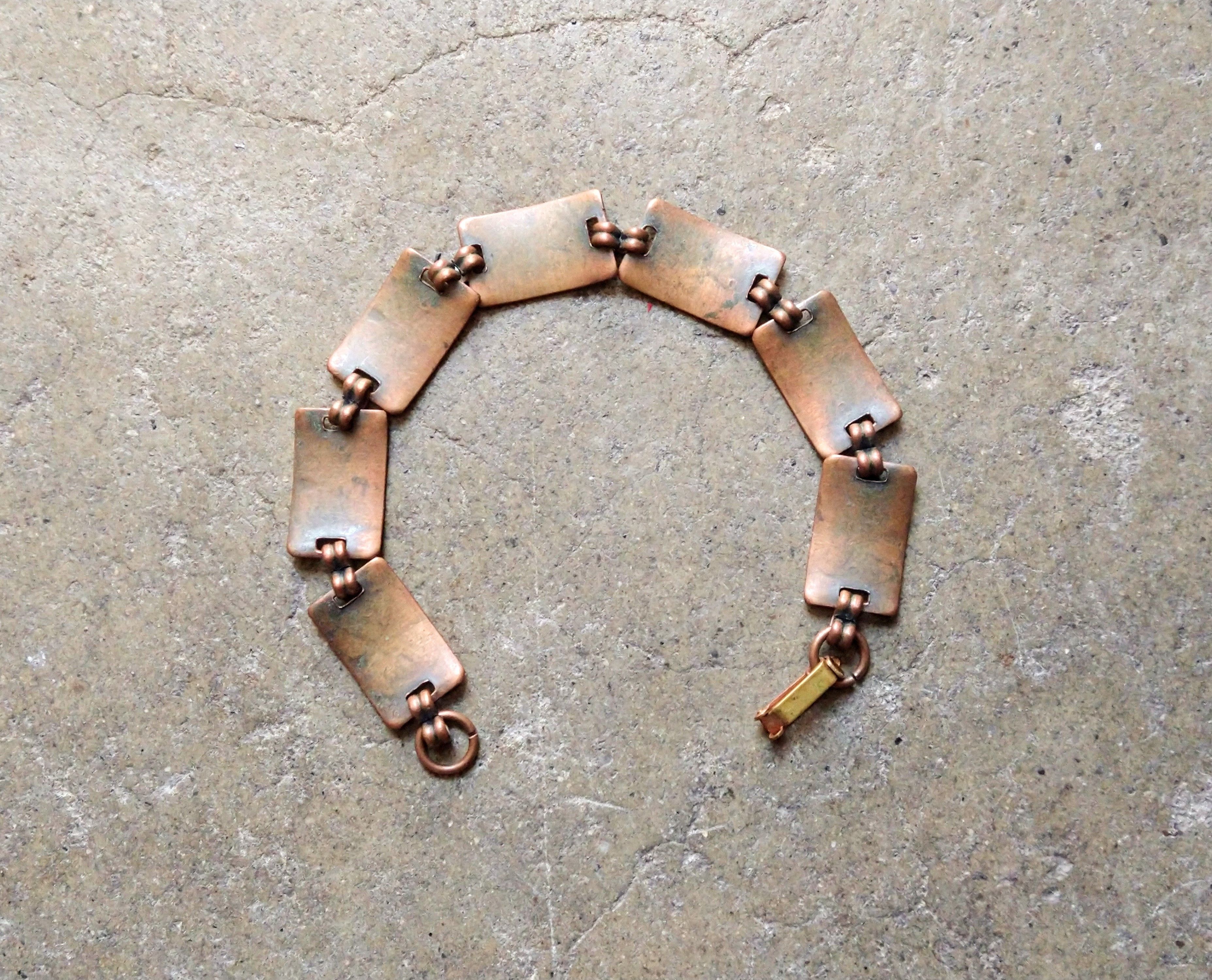 Jewelry × Vintage Vintage Copper Bracelet 7.5" Samurai Japanese Native Size ONE SIZE - 7 Thumbnail