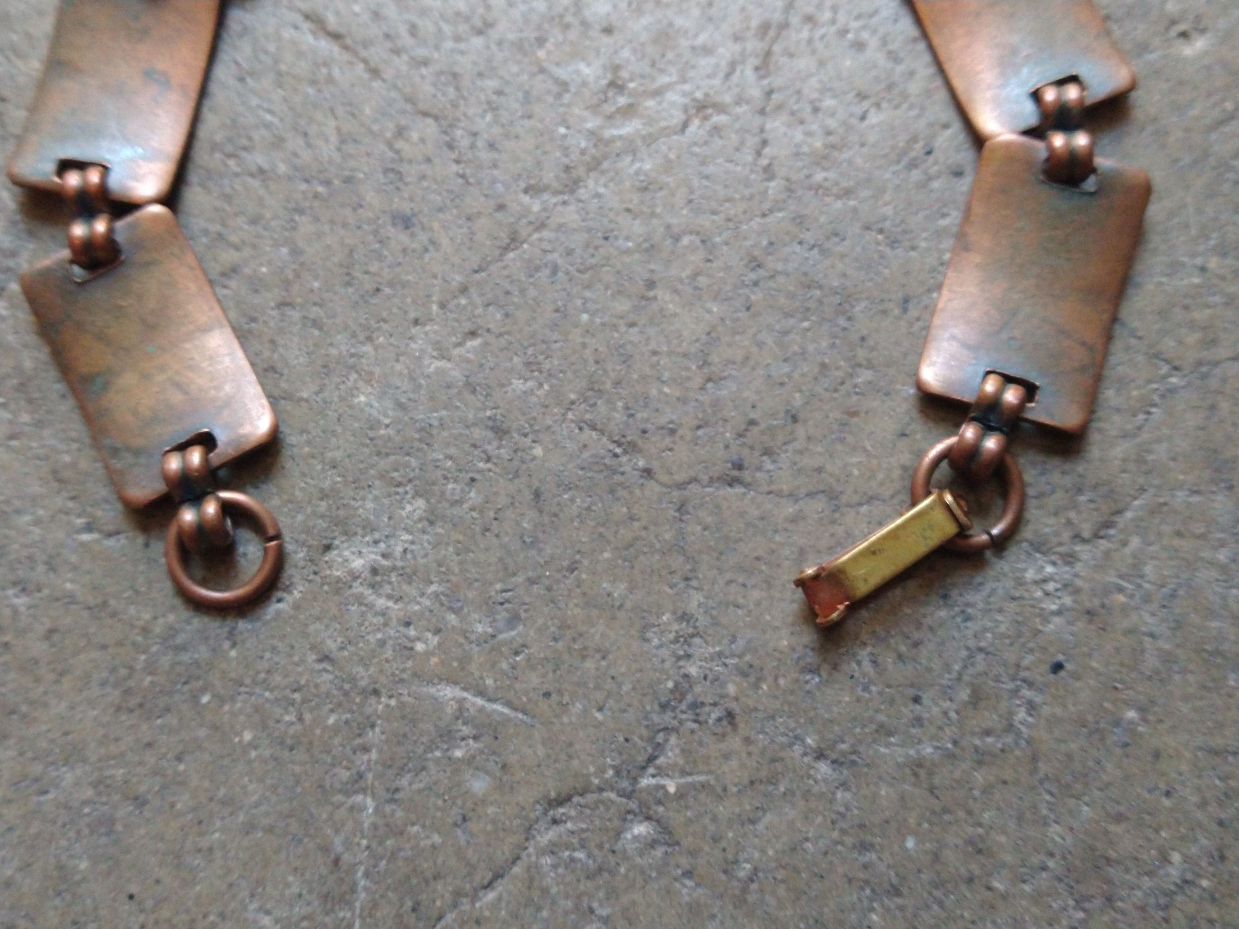 Jewelry × Vintage Vintage Copper Bracelet 7.5" Samurai Japanese Native Size ONE SIZE - 10 Thumbnail