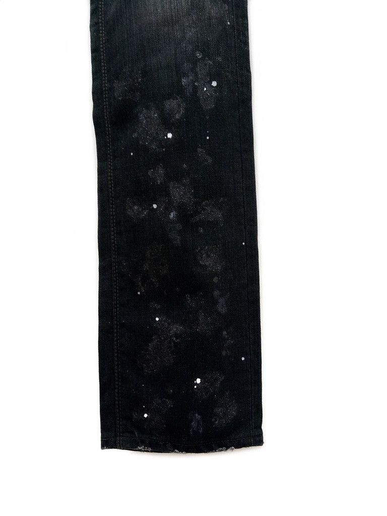 Japanese Brand 🔥Vanquish Paint Splash With Glitter Denim Jeans Punk Style Size US 32 / EU 48 - 6 Thumbnail