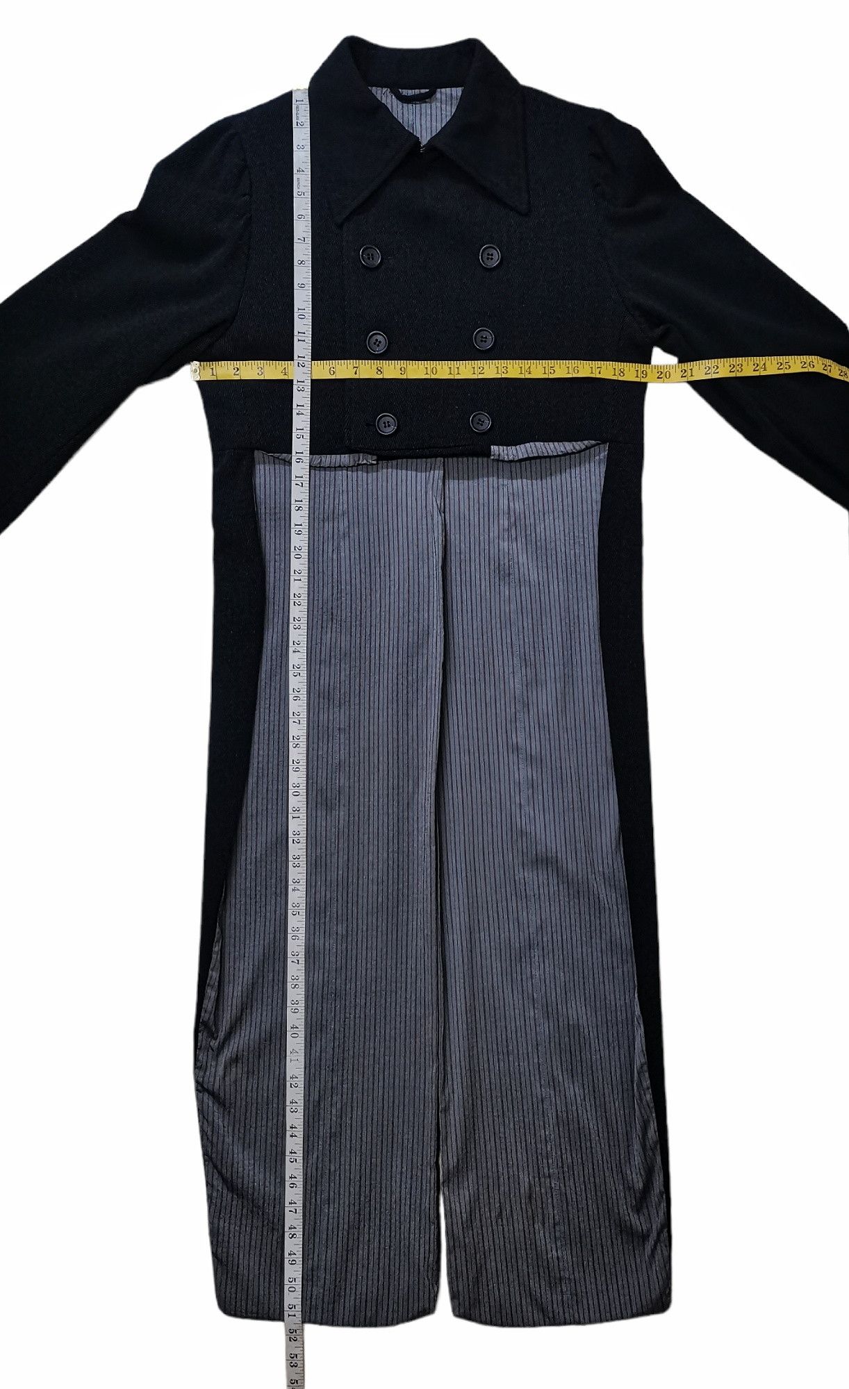 Masaki Matsushima 🇯🇵Maisons Masaki Matsushima Homme🇯🇵Long Jacket Rare Size M / US 6-8 / IT 42-44 - 23 Thumbnail