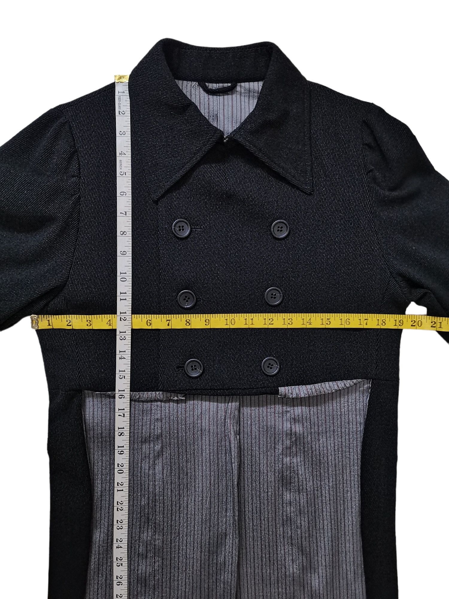 Masaki Matsushima 🇯🇵Maisons Masaki Matsushima Homme🇯🇵Long Jacket Rare Size M / US 6-8 / IT 42-44 - 24 Thumbnail