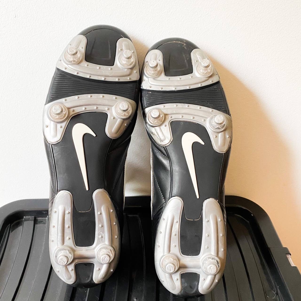 Nike × Vintage RARE! 2007 Nike Tiempo SG Leather Soccer Football Cleats Size US 12 / EU 45 - 8 Thumbnail