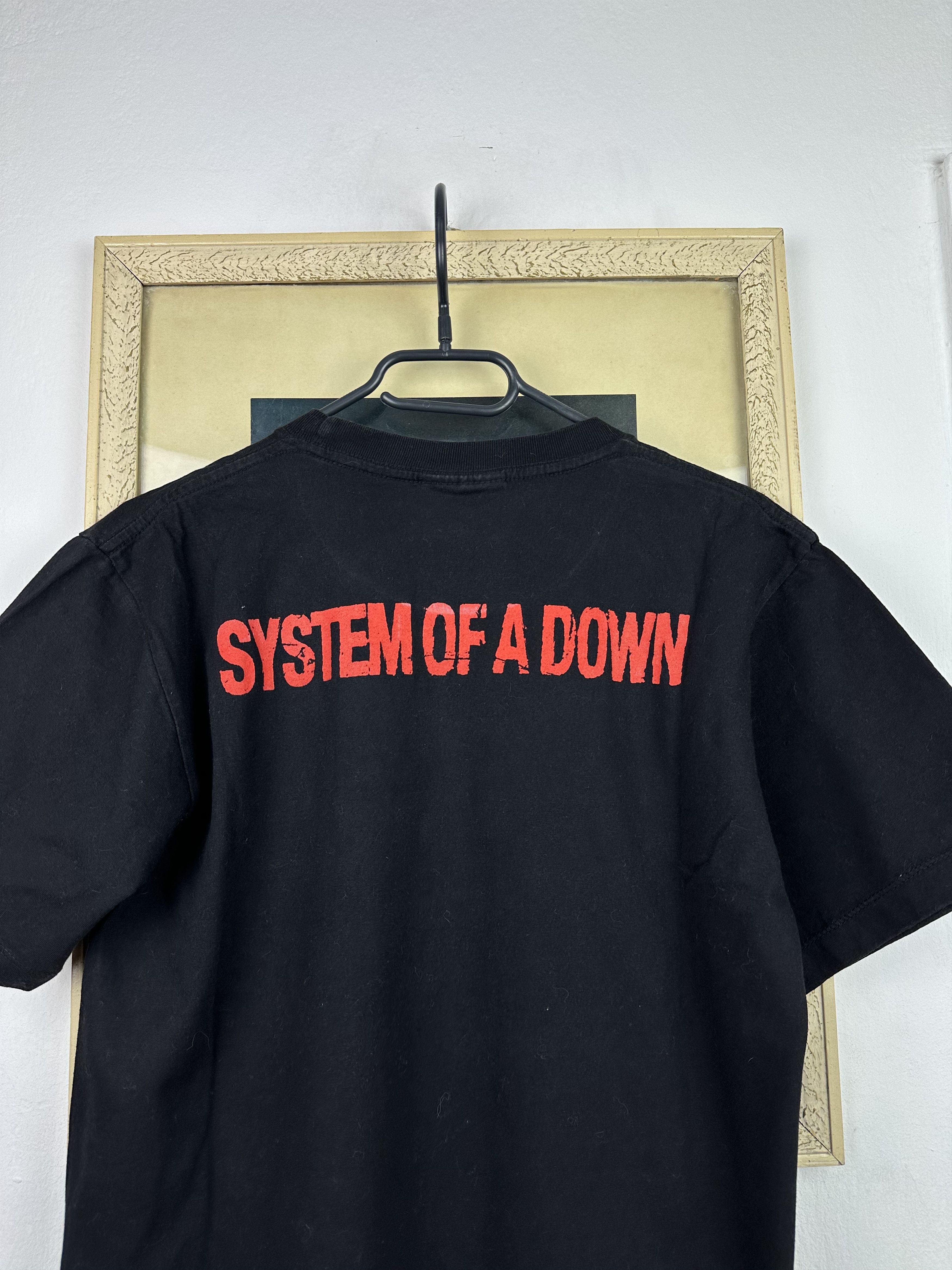 Band Tees × Vintage Vintage SOAD System Of A Down Shirt Tee Jersey Band Rare Size US S / EU 44-46 / 1 - 6 Thumbnail