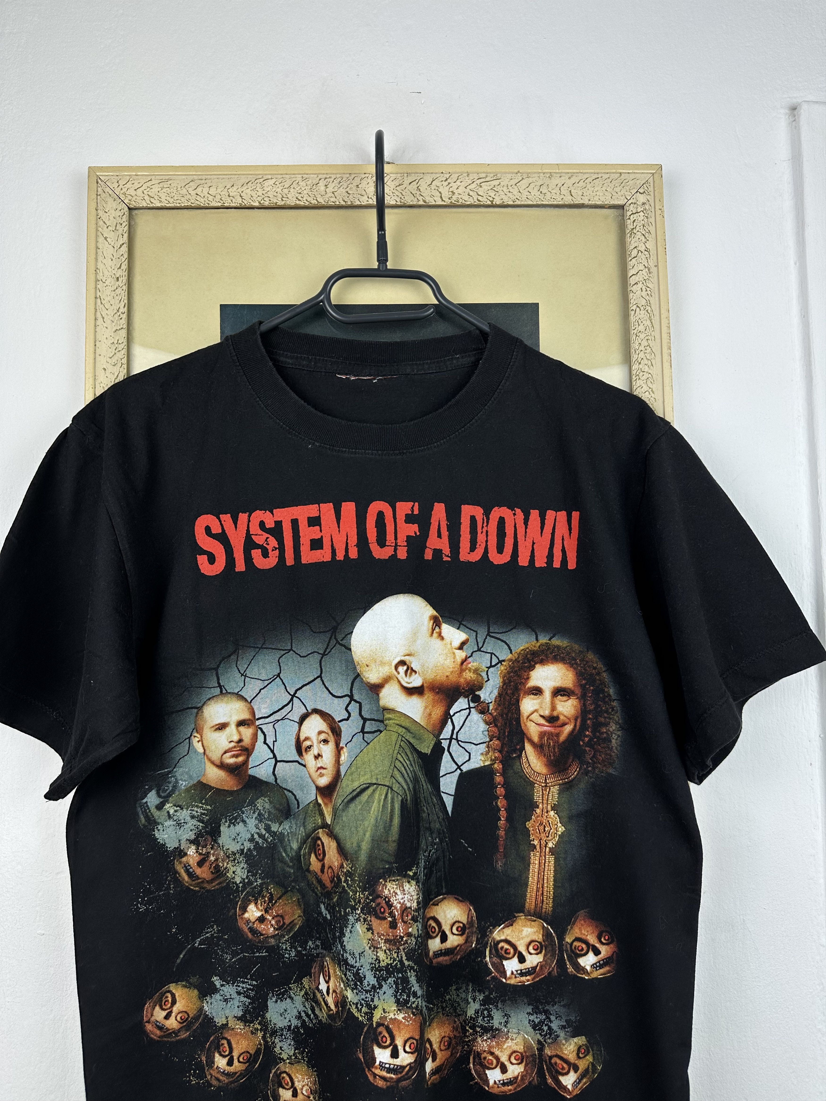 Band Tees × Vintage Vintage SOAD System Of A Down Shirt Tee Jersey Band Rare Size US S / EU 44-46 / 1 - 2 Thumbnail