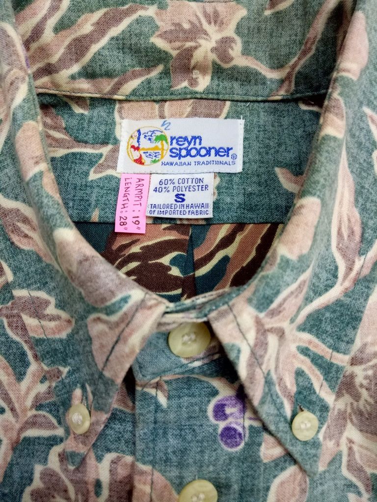 Reyn Spooner 🔥🔥🔥Reyn Spooner Hawaiian Flowers Half Button Up Shirts Size US S / EU 44-46 / 1 - 7 Thumbnail