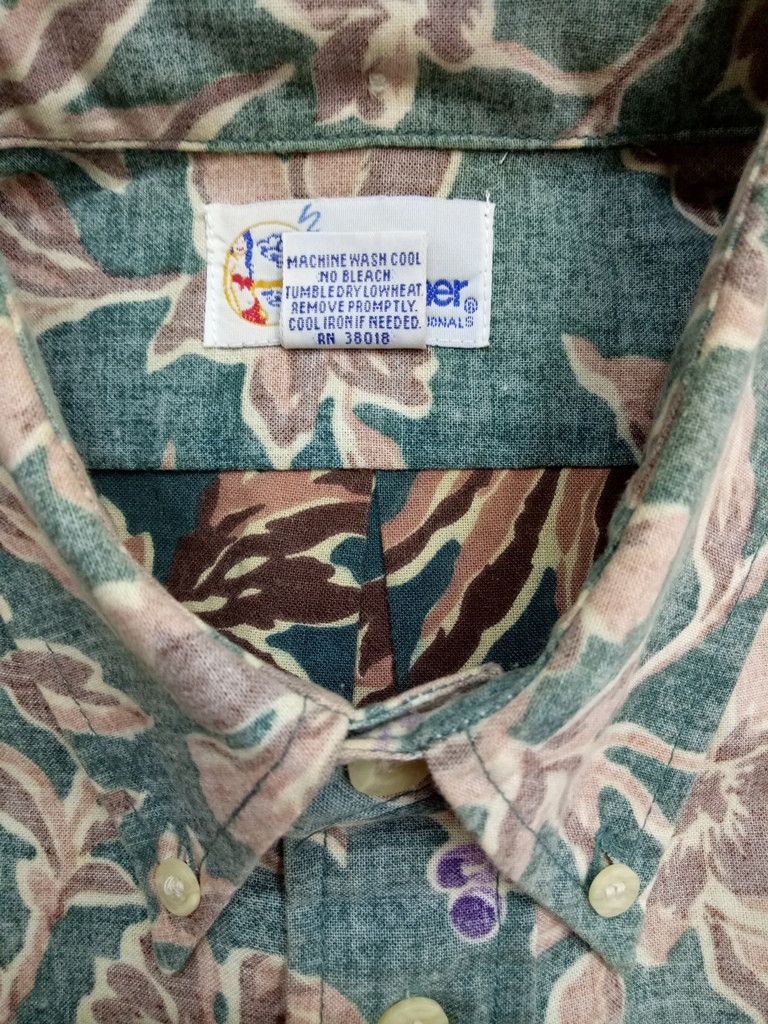 Reyn Spooner 🔥🔥🔥Reyn Spooner Hawaiian Flowers Half Button Up Shirts Size US S / EU 44-46 / 1 - 8 Thumbnail