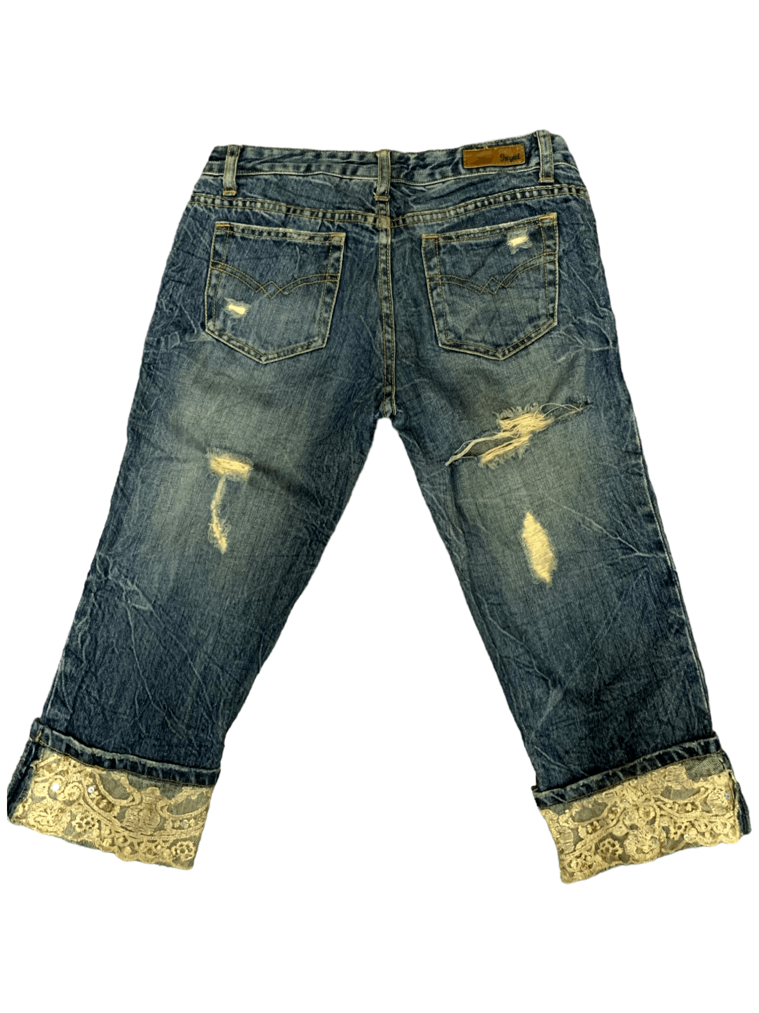Japanese Brand SALES 🔥Vintage Japanese Brand Distressed Jeans Shorts Size 30" / US 8 / IT 44 - 2 Thumbnail
