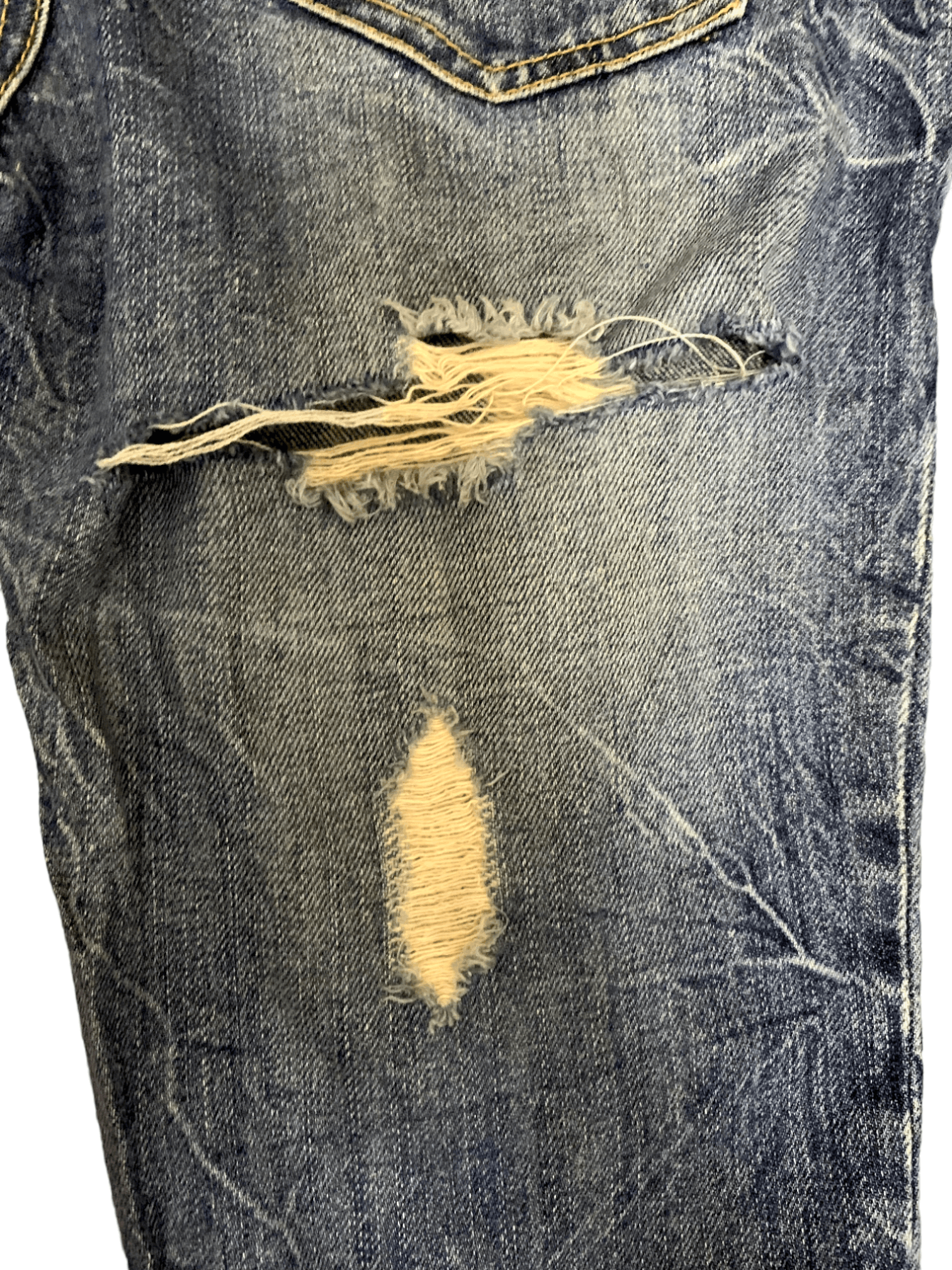 Japanese Brand SALES 🔥Vintage Japanese Brand Distressed Jeans Shorts Size 30" / US 8 / IT 44 - 10 Thumbnail