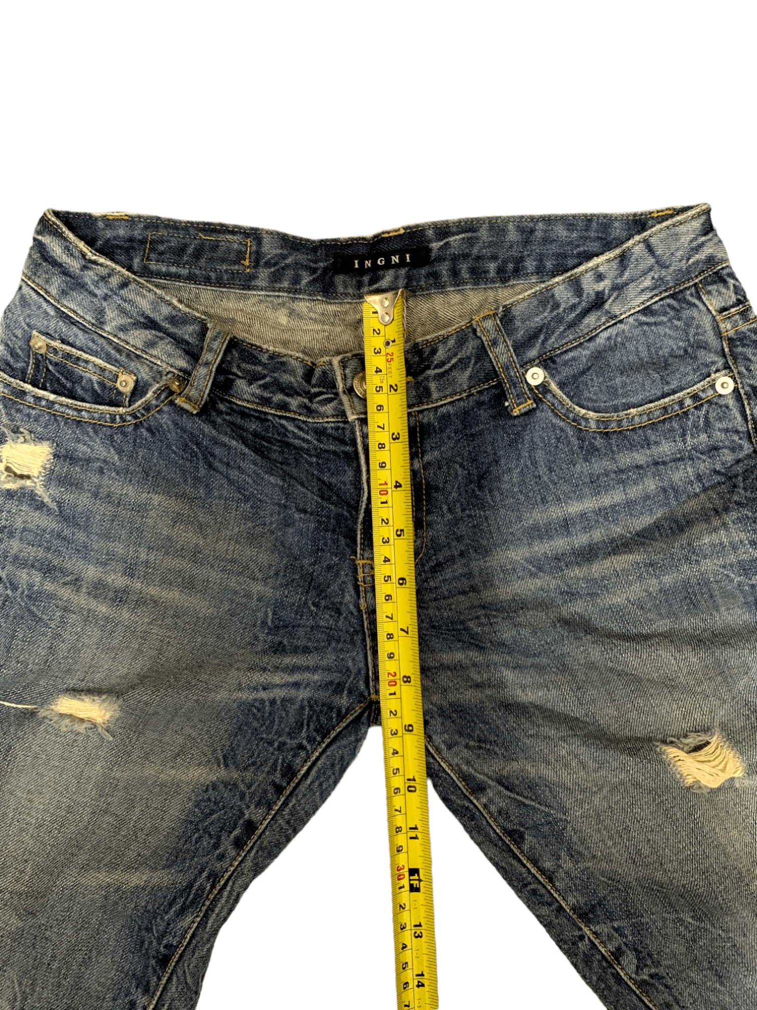 Japanese Brand SALES 🔥Vintage Japanese Brand Distressed Jeans Shorts Size 30" / US 8 / IT 44 - 13 Thumbnail