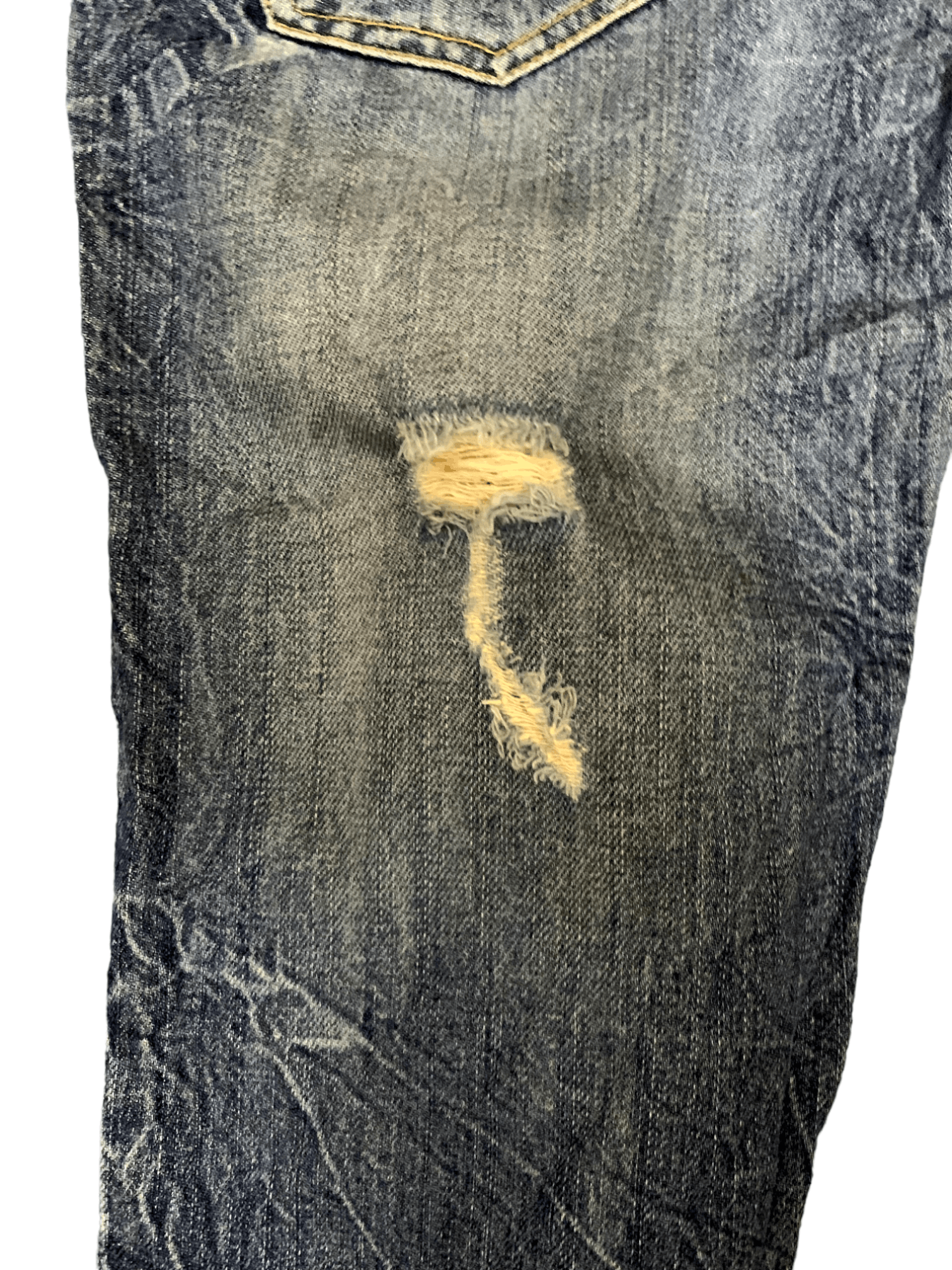 Japanese Brand SALES 🔥Vintage Japanese Brand Distressed Jeans Shorts Size 30" / US 8 / IT 44 - 6 Thumbnail