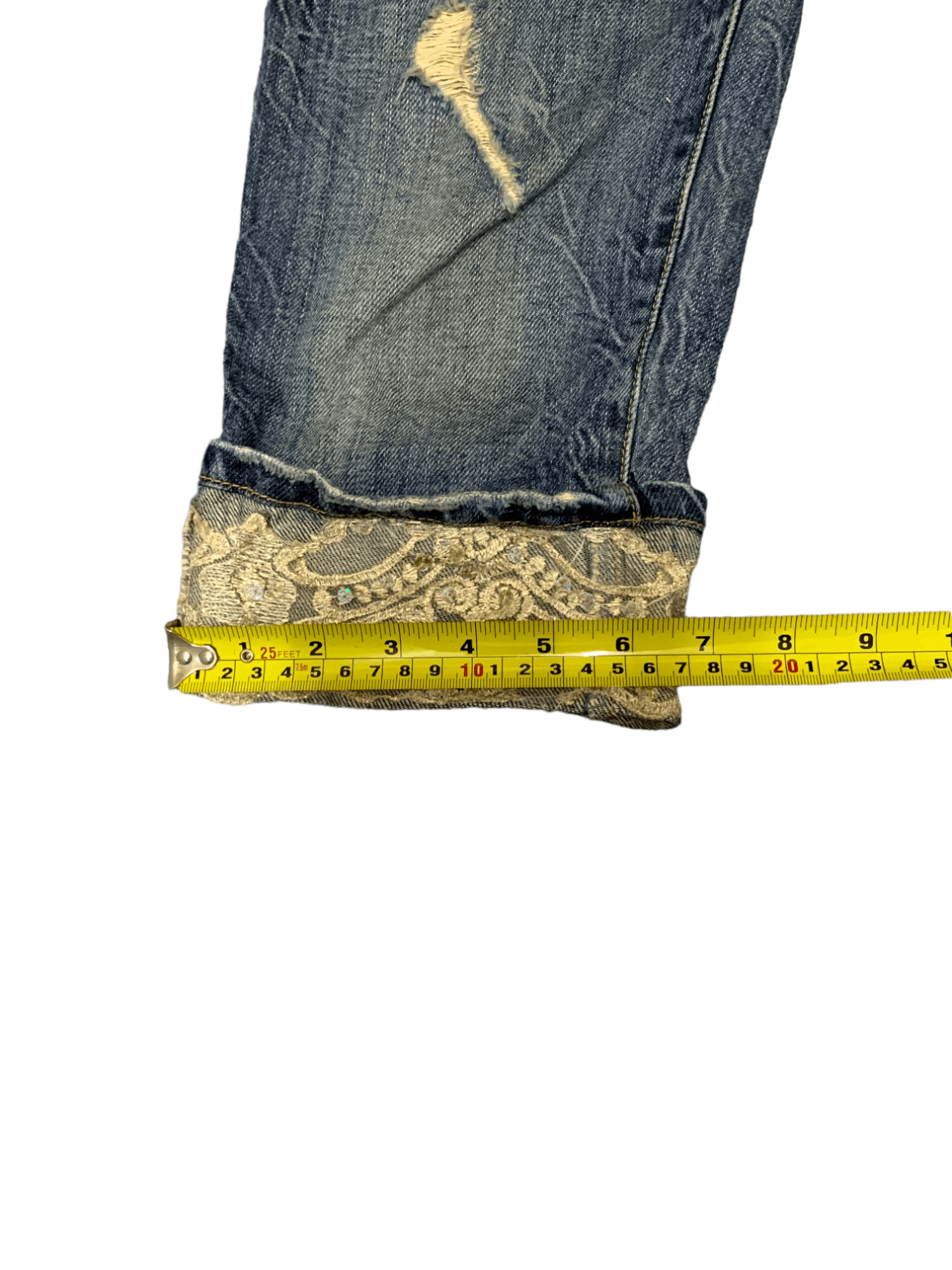 Japanese Brand SALES 🔥Vintage Japanese Brand Distressed Jeans Shorts Size 30" / US 8 / IT 44 - 16 Thumbnail