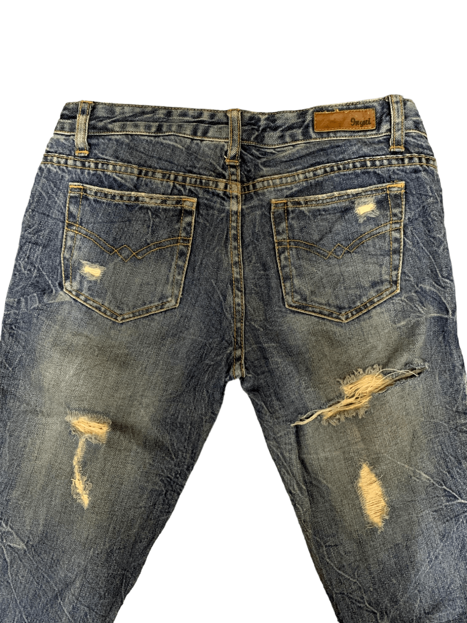 Japanese Brand SALES 🔥Vintage Japanese Brand Distressed Jeans Shorts Size 30" / US 8 / IT 44 - 9 Thumbnail