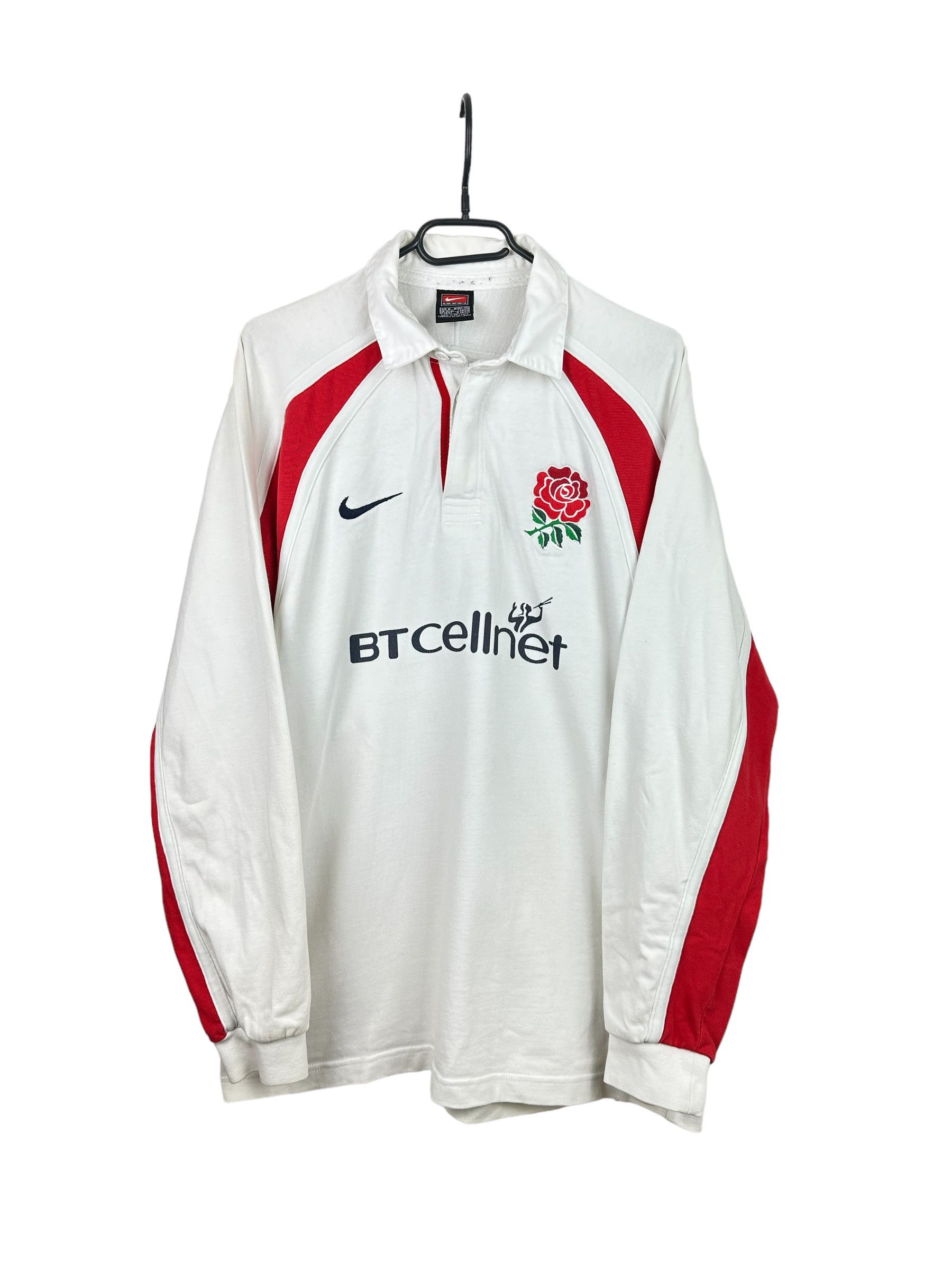 Vintage Nike England Rugby Union Shirt Jersey Rare Sport