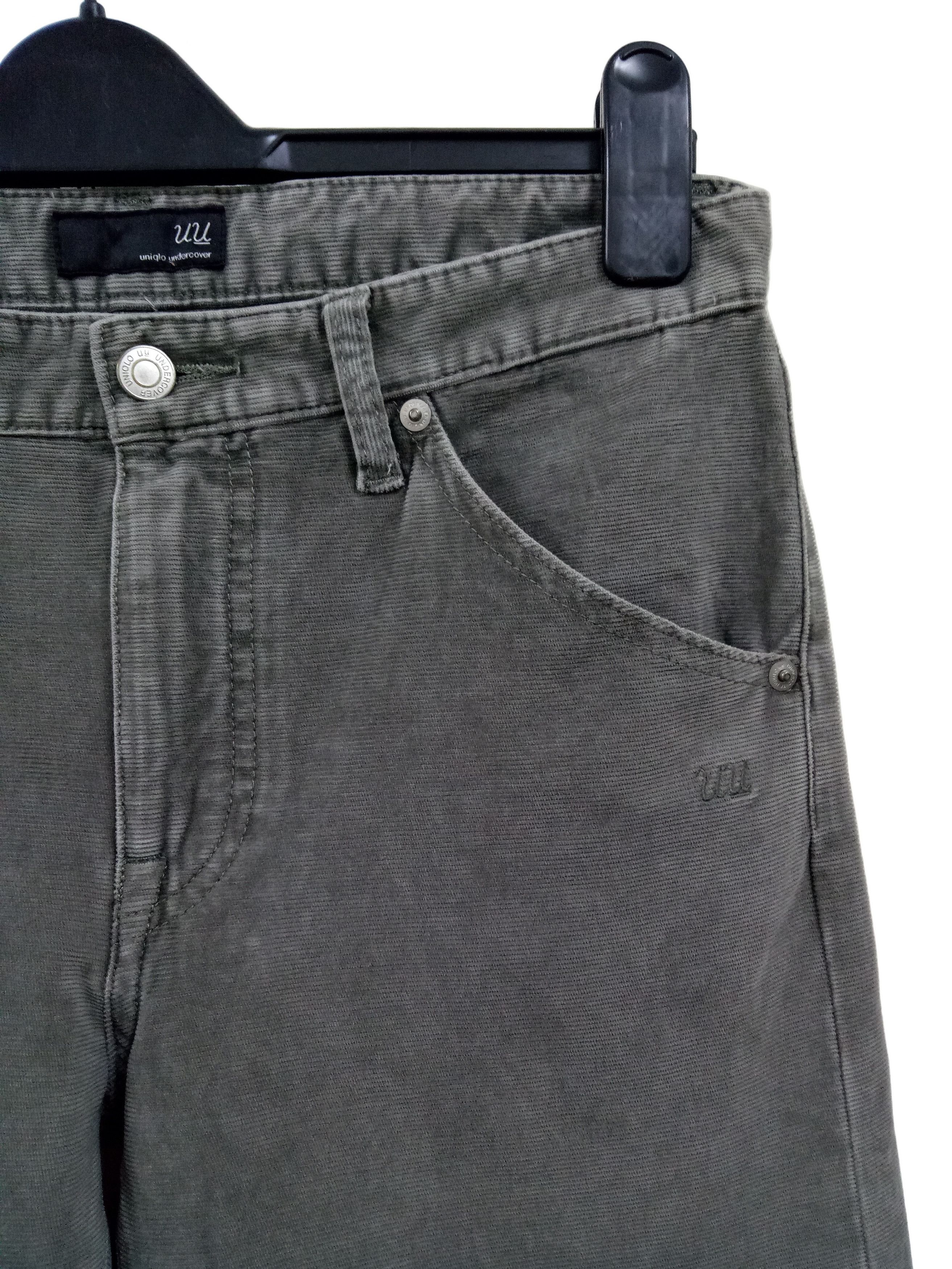 Undercover × Uniqlo 🔥🔥UNDERCOVER Slim Corduroy Jeans X Uniqlo Uū Rare Design Size US 31 - 6 Thumbnail