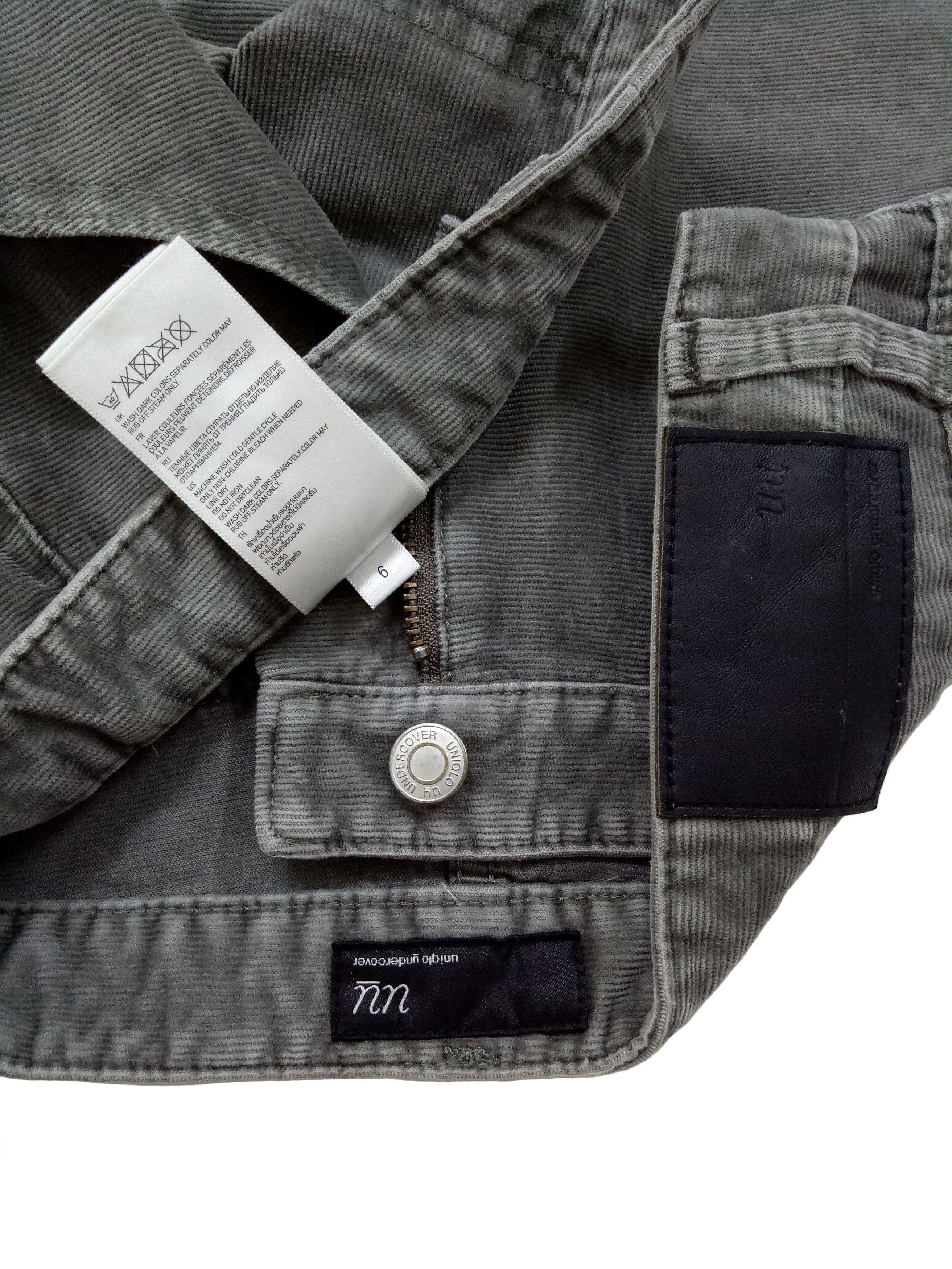 Undercover × Uniqlo 🔥🔥UNDERCOVER Slim Corduroy Jeans X Uniqlo Uū Rare Design Size US 31 - 15 Thumbnail