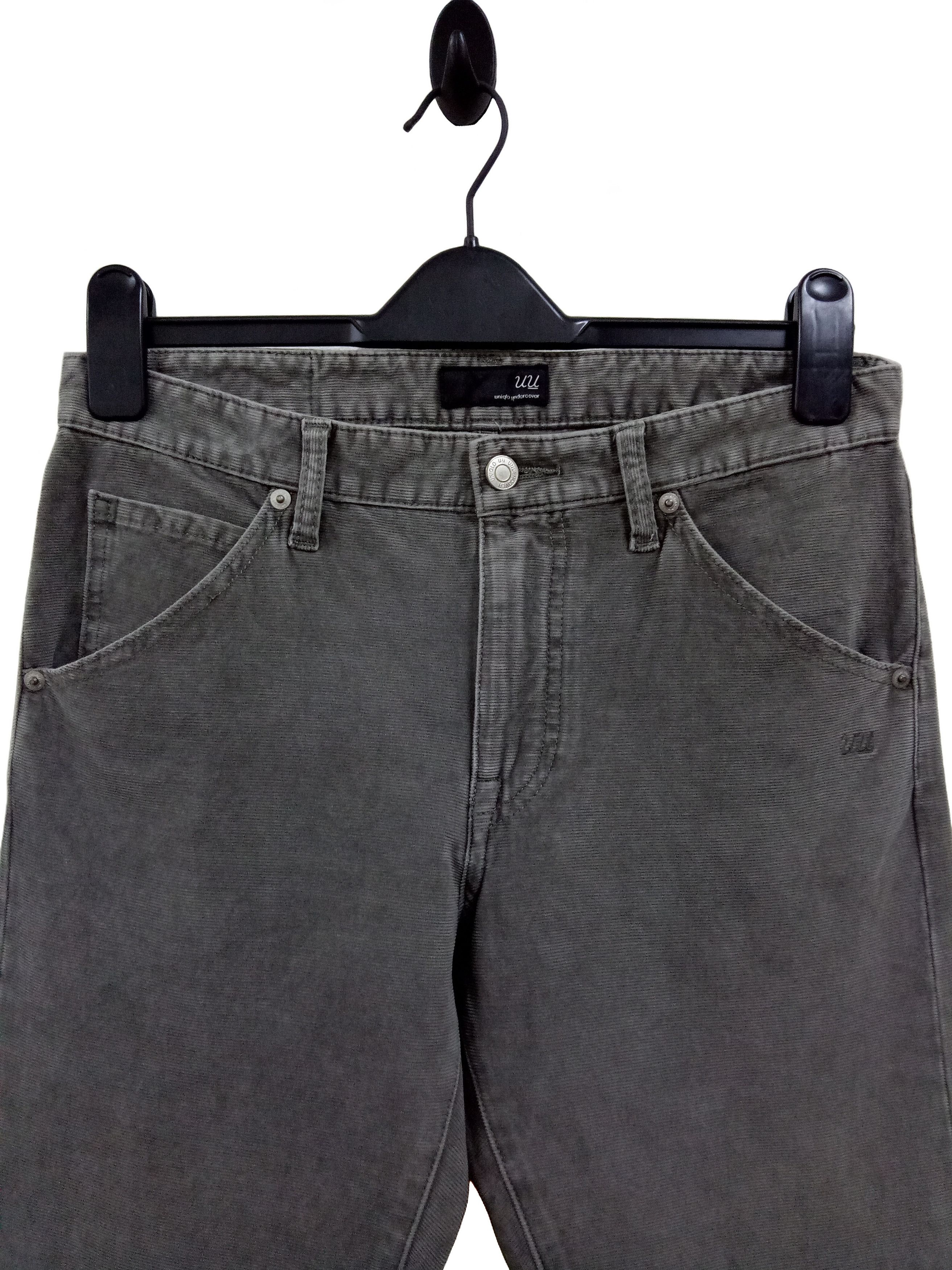 Undercover × Uniqlo 🔥🔥UNDERCOVER Slim Corduroy Jeans X Uniqlo Uū Rare Design Size US 31 - 3 Thumbnail