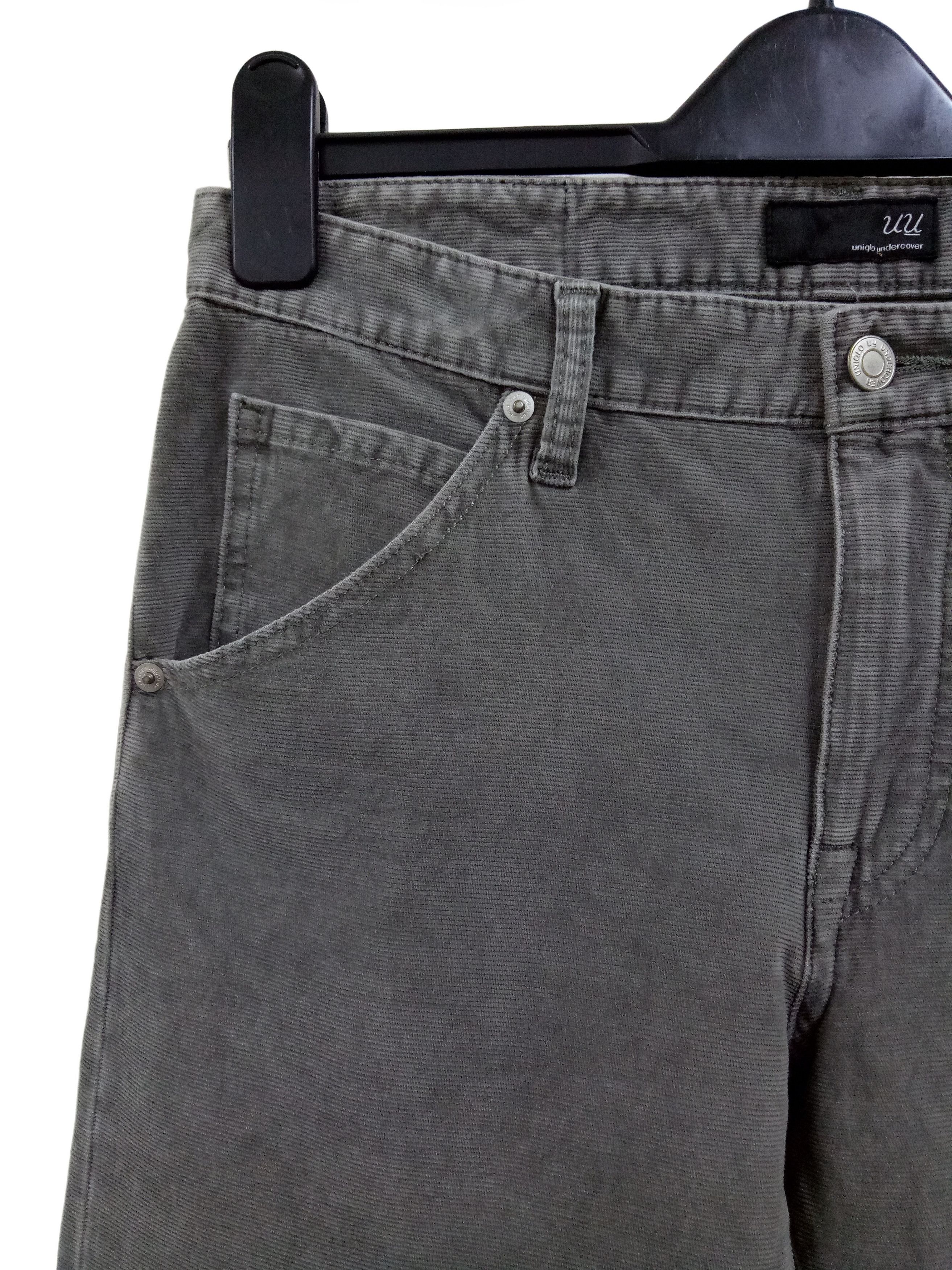 Undercover × Uniqlo 🔥🔥UNDERCOVER Slim Corduroy Jeans X Uniqlo Uū Rare Design Size US 31 - 5 Thumbnail