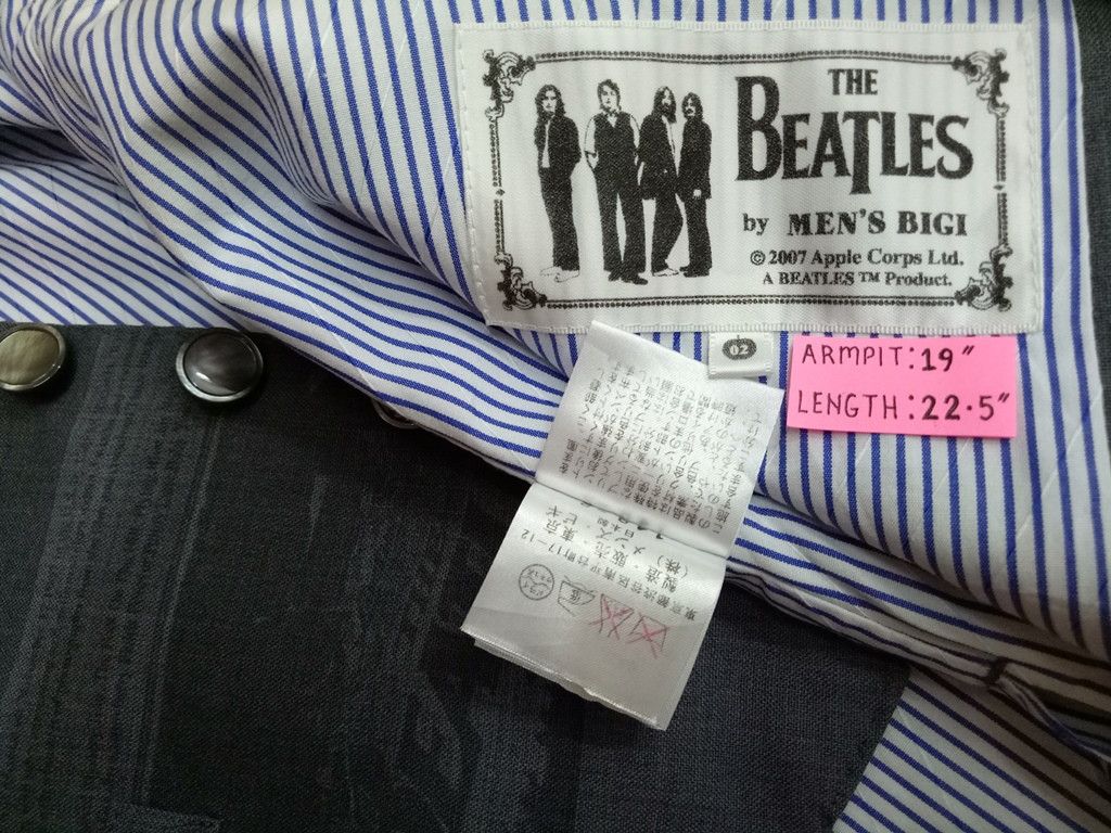 Band Tees 🔥🔥🔥The Beatles 1967 News Paper Print by Men's Bigi Vest Size US M / EU 48-50 / 2 - 14 Thumbnail