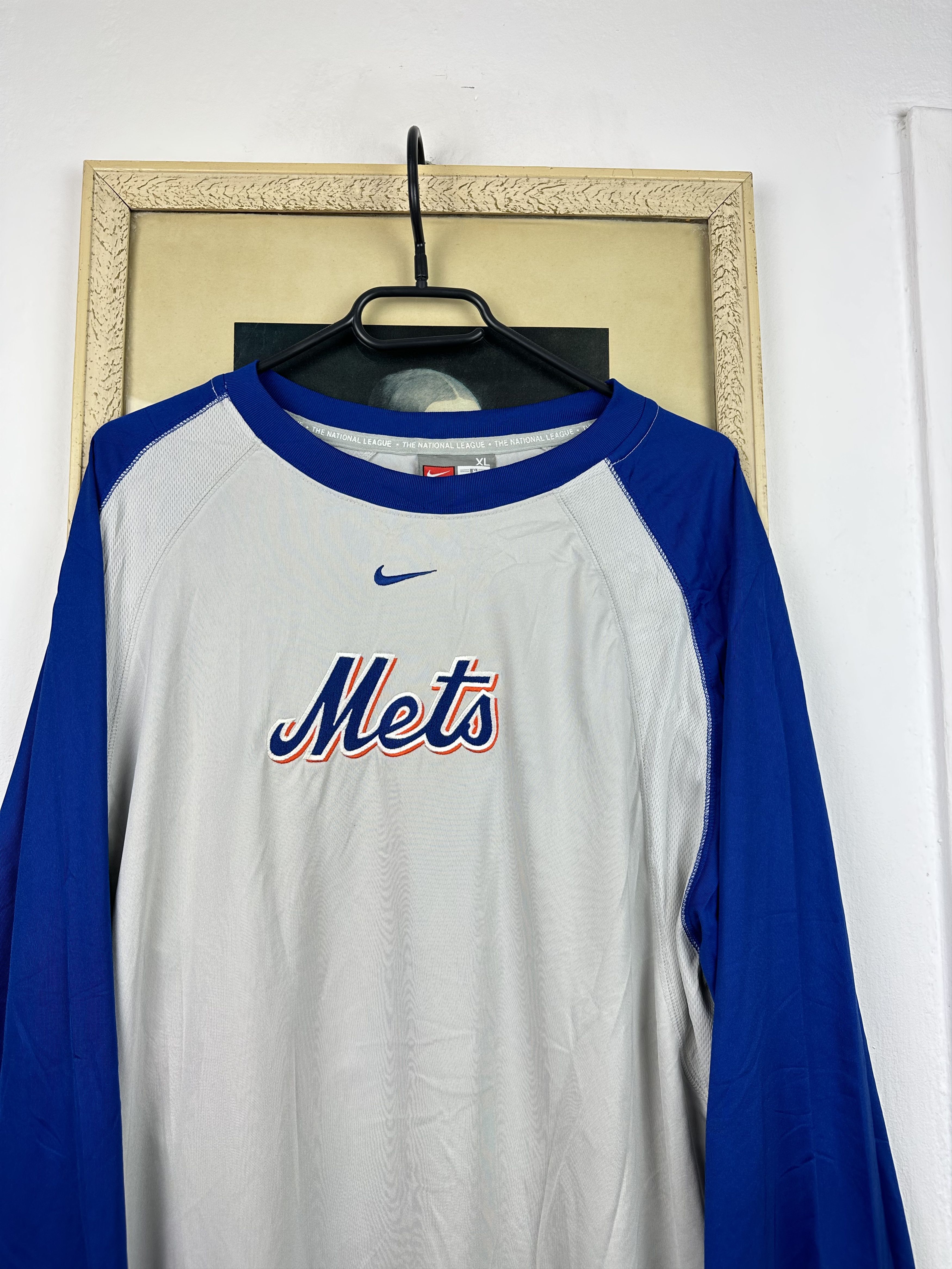 Nike Vintage Nike New York Mets Jersey MLB Long Sleeve Shirt Size US XL / EU 56 / 4 - 2 Thumbnail