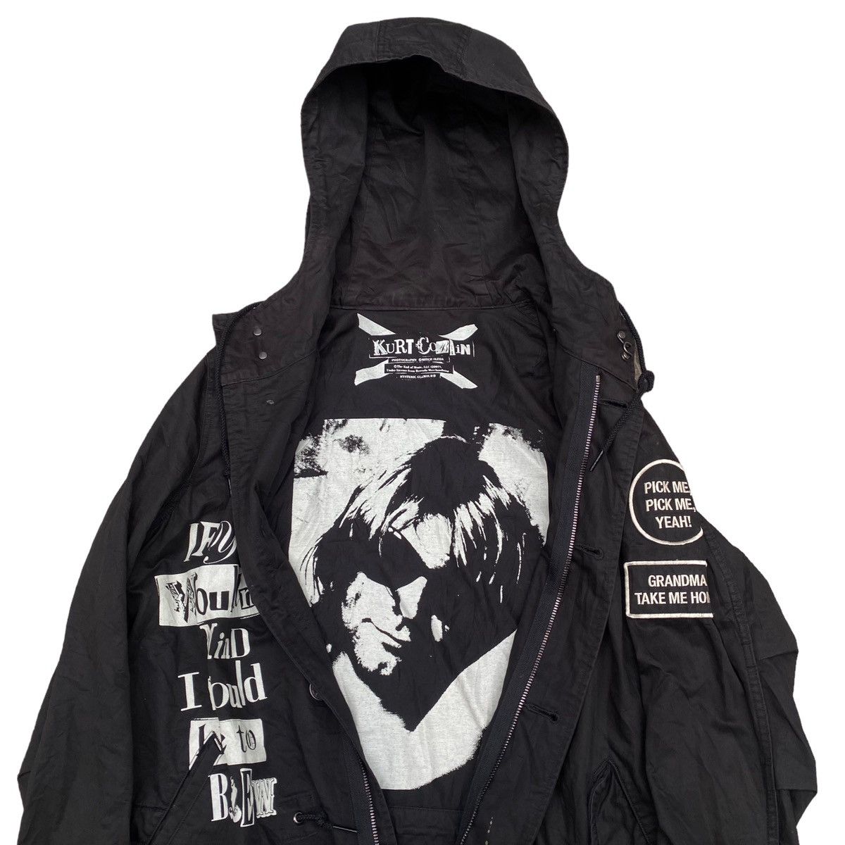 Hysteric Glamour Hysteric Glamour Kurt Cobain Fishtail Parka Jacket Size US S / EU 44-46 / 1 - 2 Thumbnail