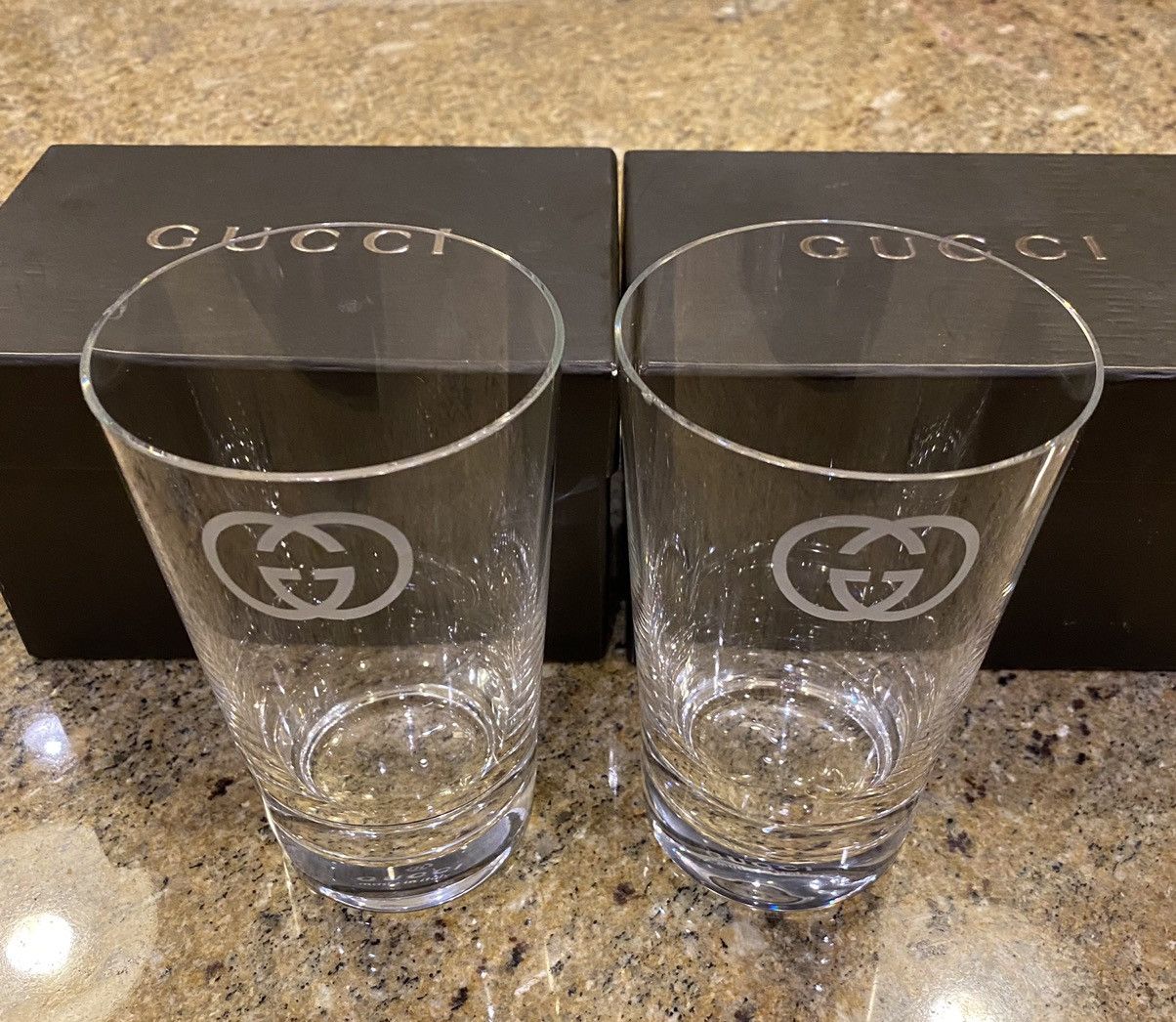 Gucci Gucci Drinking Glasses (two) Size ONE SIZE - 2 Thumbnail