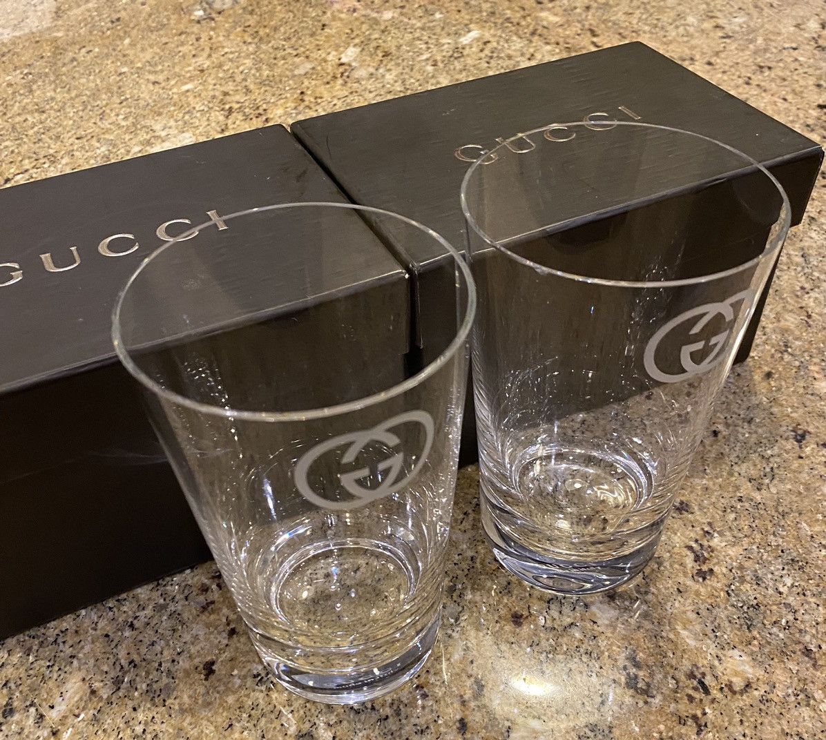 Gucci Gucci Drinking Glasses (two) Size ONE SIZE - 4 Thumbnail