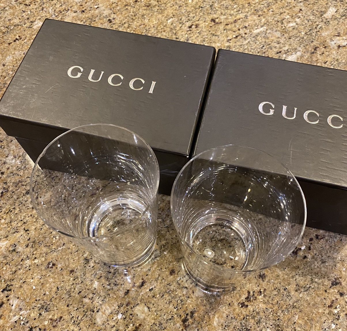 Gucci Gucci Drinking Glasses (two) Size ONE SIZE - 3 Thumbnail